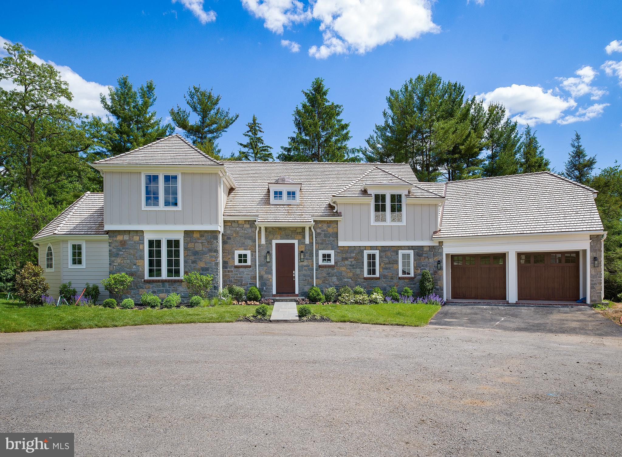 Available for immediate delivery!! Live like royalty without having to care for the kingdom! Welcome to Thistlegreen Court, an exciting community of six independent homes crafted in the style of a European Village and nestled within 5.3 acres of flat, conserved ground, ringed by centennial trees in Lower Merion Township, Villanova. This exclusive enclave offers first and second floor master bedroom opportunities, professionally selected interiors, and the dramatic pairing of exquisite architectural appointments and innovative floor plans. With a focus on "Right-sizing", the homes range from 3500 square feet to an expanded plan of as much as 7000 on three finished floors. Lot 4 Thistlegreen Court- Light filled first floor Dunbarton model offers 3876 square feet on its two finished levels. Great room with volume ceiling, fireplace and wall of glass overlooking rear terrace. Please advise that Recurring HOA fees have not yet been determined, as well as the reoccurring fee frequency.