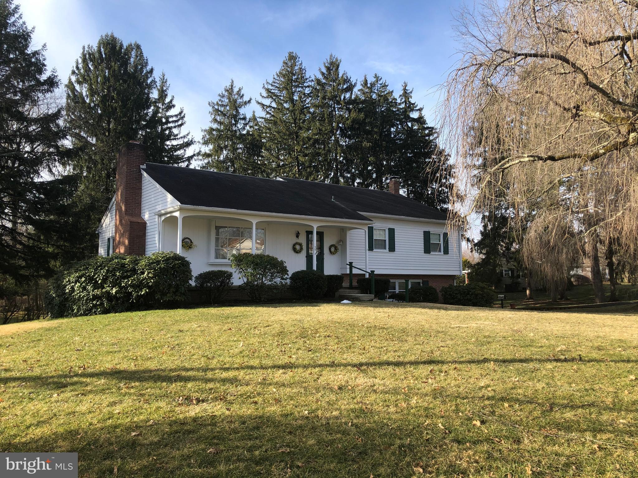 This home is an original Stanley Horn built home. Quality built which has stood the test of time, and remains a quality Home. It’s nestled in a park-like setting with views of deer and wild ducks from time to time as they pass through this ½ acre corner lot. Enjoy the walkout basement 15’ X 20’, An existing thimble prep in chimney could be accessed for the possibly of a pellet/wood stove in that area. Relax in the screened-in porch 12’ X 18’ or cozy up to the living room fireplace. The home is about 90% hardwood floors and lots of crown molding. The lower basement 22’ X 26’ would make a great workshop or craft central. Perkasie walking trails are just a block away. Please wear mask when showing and remove shoes or wear booties over shoes. Thank You.