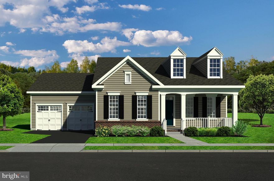 Welcome to the Cottonwood Model, TO BE BUILT, in the highly sought-after 55+ community of Traditions at Whitehall. This 3-bedroom home features a generous Owner’s Suite at the front of the home, complete with double walk-in closets leading to a luxurious en-suite bath, offering a privacy water closet and a 5-foot tile shower. At the rear of the home, you will find the kitchen and dining area that opens to a bright and airy great room, perfect for relaxation or entertaining. Step outside to enjoy the peaceful surroundings on the optional deck off the breakfast area, where you can take in views of the trees and open space. With a variety of structural and decorative options available, this home can be customized to suit your style and needs. The Cottonwood Model offers the perfect blend of comfort, size, elegance, and low-maintenance living in a vibrant active adult community. As a resident you will enjoy access to amenities that include a clubhouse, fitness facilities, swimming pools, walking trails, and a full calendar of social events to keep you engaged and connected with neighbors.