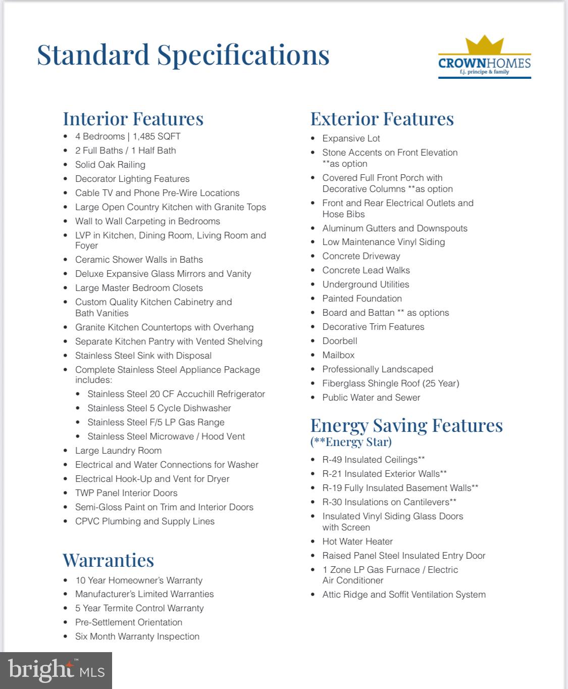 NONE AVAILABLE - Residential