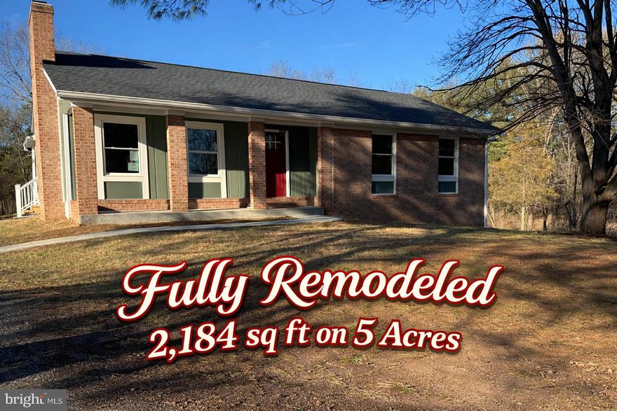 OPEN HOUSE has been CANCELED for Jan 24th & 25th due to cold, ice and snow !                               LOCATION:  Less than 20 minutes to Rt 7 in Berryville. LOCATION; Less than 20 minutes to Rt 340 in Charlestown. LOCATION: 15 minutes to shopping, restaurants, and Back Seat Event center on north side of Winchester.  LOCATION: Only 7 minutes to County Park, swimming pool, and tennis courts.   FEATURES:  3 bedrooms, 3 full baths, redesigned kitchen floor plan that opens to dining room and living room. The new electric fireplace can be with heat or without heat and can be set for several different colors of flame.  This could be the perfect ambiance for unwinding or social gatherings.   Rear deck has new vinyl railing overlooking mature woodlands and nature. Enjoy the front porch overlooking the tree lined driveway and views of the Blue Ridge Mountains.  Finished basement is large enough for pool table or gaming area.  Basement also has a walkout level exterior door to side yard.  Kitchen has quality high end appliances featuring fingerprint resistant stainless steel, convection oven with 5 burner glass stovetop, large microwave and refrigerator, plus granite countertops.  NEW:  roof,  plumbing,  two HVAC units, windows, most interior and exterior doors, Conventional septic recently inspected for county remodel permits, New electrical entrance meter and wiring, plus interior plugs switches and lights.   Also new addition insulation for better efficiency.    No HOA offering added flexibility & freedom.  Travel tip:  From I 81 Clear Brook exist we suggest driving through Brucetown area to use the asphalt roads vs state-maintained gravel road on your GPS.