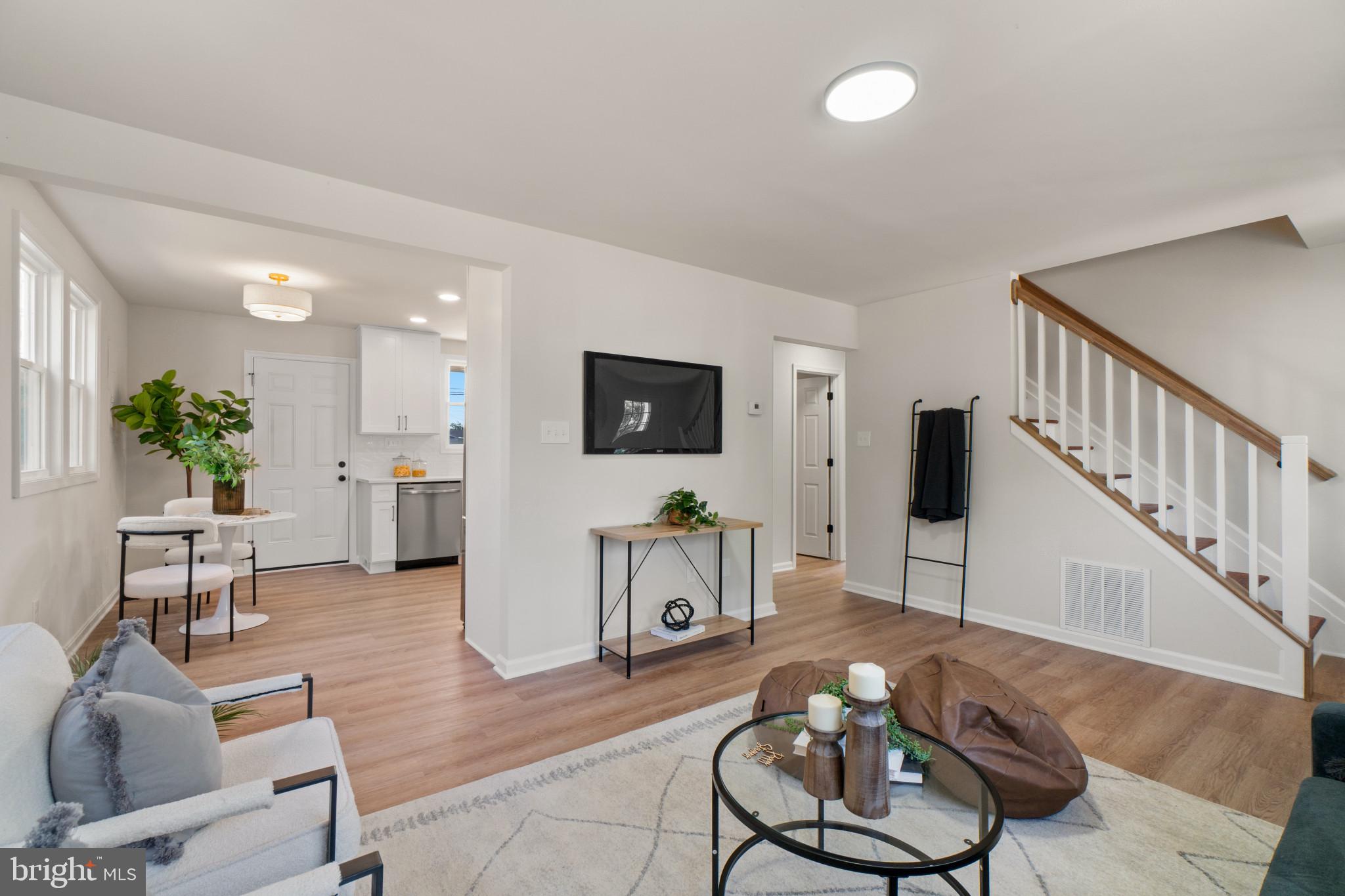 Welcome to your dream home! This beautifully renovated Cape Cod-style house boasts 3 spacious bedrooms and 2 full bathrooms, offering a perfect blend of classic charm and contemporary design.
Features:
Stylish Interior: The home features Luxury Vinyl Plank (LVP) flooring throughout, providing durability and a sleek, modern look.
Gourmet Kitchen: The bright, white kitchen is a chef’s delight, complete with quartz countertops and high-end stainless steel appliances.
Generous Space: Enjoy a spacious layout with 2 bedrooms and 1 full bath on the entry level, and a private primary suite with an additional full bath on the second floor.
Natural Light: Large windows throughout the home fill each room with an abundance of natural light, creating a warm and inviting atmosphere.
Outdoor Oasis: The expansive backyard is perfect for entertaining, gardening, or simply relaxing.
This home is move-in ready and waiting for you to create lasting memories. Don't miss out on this incredible opportunity to own a piece of modern comfort wrapped in timeless Cape Cod charm. Schedule your tour today!