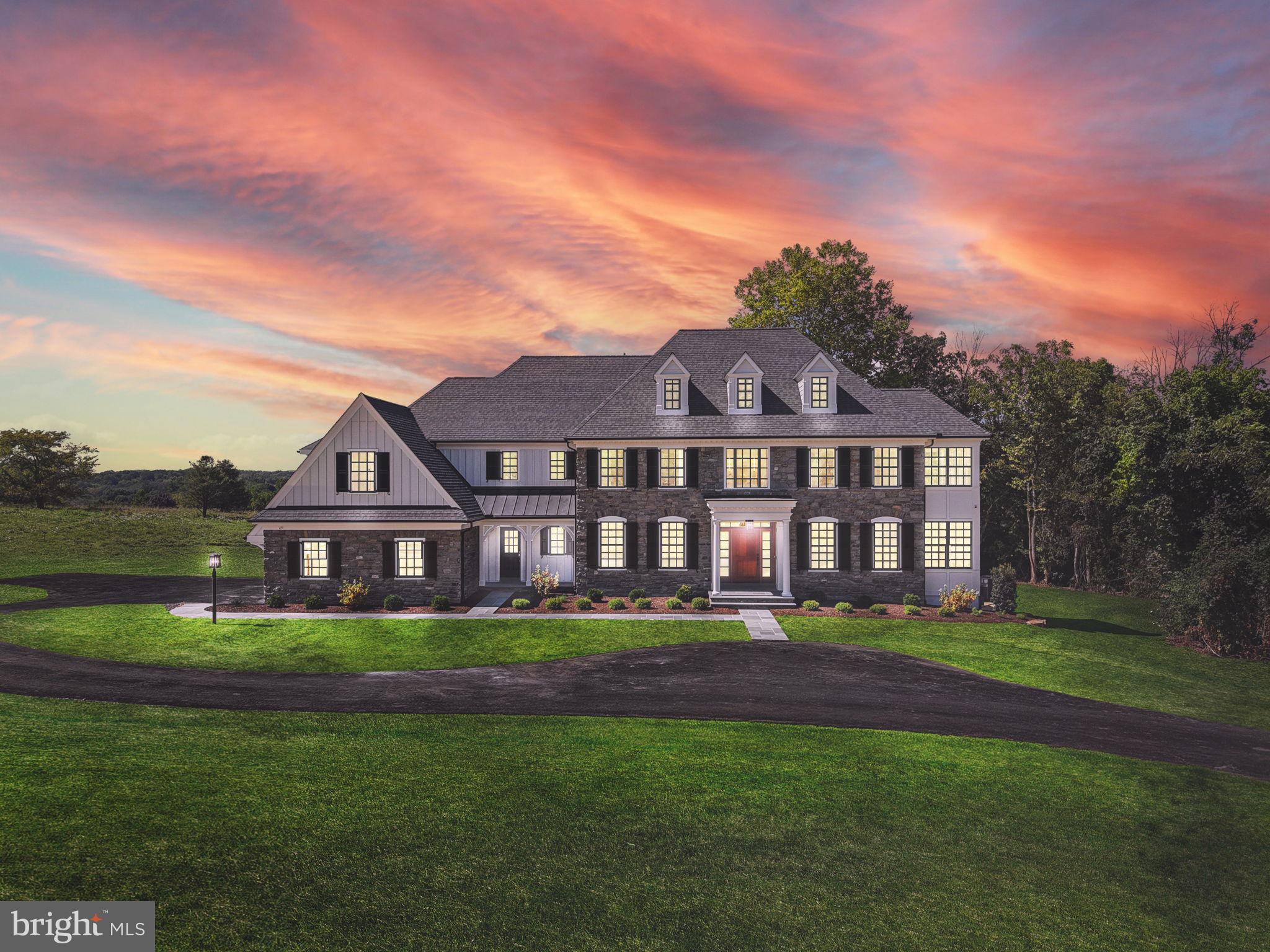 Majestic rolling hills...painted skies, all at Sussex at West Chester Built by Hellings Builders. Only a few homesites remain in exclusive gated community offering expansive acreage, breathtaking views, and the opportunity to build a truly custom home in one of the area’s most prestigious settings. This elite neighborhood provides privacy and serenity while remaining just minutes from the vibrant West Chester Borough.
The Brandywine is a thoughtfully designed floor plan that seamlessly blends timeless elegance with modern luxury. This home features gracious living spaces, high-end finishes, and impeccable craftsmanship, ensuring that every detail meets your vision. If you desire something entirely unique, work with our architect to design a home tailored to your lifestyle, incorporating everything from grand, open-concept living areas to a chef’s kitchen, spa-like owner’s suite, and expansive outdoor spaces.
Built by the highly regarded Hellings Builders, each home in Sussex of West Chester reflects superior quality and attention to detail. With generous homesites offering spectacular views and a setting that embodies both prestige and tranquility, this community is a rare opportunity to create your dream home in a truly exceptional location.
Experience luxury living at its finest and begin your custom home journey today. Contact us to learn more about The Brandywine or to start designing a home that is uniquely yours.