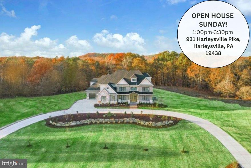 Oakwood by Eddy Homes – A Once-in-a-Lifetime Opportunity

Set within the coveted Unionville–Chadds Ford School District—just minutes from the everyday conveniences you desire, this custom home sits on a 3.2-acre private estate offering both serenity and accessibility.

Step into this luxurious custom home through a grand foyer with soaring ceilings, leading to a great room featuring a majestic stone fireplace & expansive window wall that frames breathtaking views of your 3.2-acre estate. Entertain in style with a formal dining room and private study, while the chef’s kitchen, a masterpiece of design, dazzles with dual 10’ islands, quartz countertops, butler’s pantry & upscale finishes that elevate everyday living.

Owner’s suite is an unparalleled retreat, offering a private balcony, 2 oversized closets & spa-inspired bathroom with premium design. Upstairs secondary bedrooms are thoughtfully designed with ample closet space, while the finished 3rd floor provides an elegant private suite. A 3-car side-entry garage and spacious mudroom ensure everyday convenience.

The walkout basement boasts a bedroom, full bath & a theater room, with direct access to the outdoors. Step outside to an expansive deck and wooded backdrop—perfect for both quiet mornings and lively gatherings.

Located just minutes from West Chester and Concordville, enjoy boutique shopping, top-rated dining, and year-round community events. With easy access to Route 202 and I-95, you’re a quick drive to Wilmington, DE, and only 30 miles from Center City Philadelphia. Nearby attractions include Longwood Gardens, local wineries, and premier golf courses.

Don’t miss this extraordinary opportunity. Schedule your private site tour today and claim your dream before it’s gone! This is your last chance to own a custom Eddy Home in Oakwood—where exclusivity meets natural beauty.