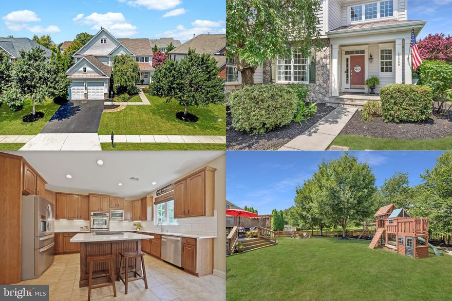 Turn-Key Living in the Heart of Brambleton - This impeccably maintained home offers peace of mind with over $70,000 in upgrades and thoughtful care throughout. Major improvements include a 30-year architectural shingle roof (2023), high-efficiency HVAC systems (2021–2023) with UV light and humidifier features, and a 75-gallon hot water heater (2023). With nearly every essential component upgraded, this property delivers unmatched reliability, efficiency, and comfort—truly move-in ready. 
<br><br>
Prime Location & Community - Set in the highly sought-after Brambleton community, the home is within walking distance to the Town Center, parks, pools, trails, dining, and schools. This ideal location combines convenience with an active, vibrant lifestyle.  
<br><br>
Outdoor Appeal - The home’s curb appeal begins with a charming covered porch framed by stone accents and lush landscaping. The fenced backyard is a park-like retreat featuring blooming gardens, mature trees, a pergola-shaded deck, and even blueberries, raspberries, herbs, and vegetables grown organically. A playground set conveys, making it ready for both play and relaxation.  
<br><br>
Inviting Interior Spaces - Step inside the two-story foyer filled with natural light that carries throughout the home. The formal living room offers elegance, while French doors open into a well-appointed office with hardwood floors, a bay window, and flexible privacy options. The dining room provides a refined space for entertaining with views of a vibrant cherry tree in bloom.  
<br><br>
Gourmet Kitchen & Family Room - At the heart of the home, the kitchen shines with upgraded quartz countertops, ceramic subway tile backsplash, stainless steel appliances, upgraded double wall ovens, and a gas cooktop set in a custom island. Ample cabinetry, a workstation, and a bright breakfast nook complete the space. The adjoining family room features soaring atrium windows, plush carpeting, and a cozy gas fireplace— perfect for gathering.  
<br><br>
Primary Retreat & Bedrooms - Upstairs, the expansive primary suite offers tray ceilings, dual walk-in closets, and a spa-like bath with soaking tub, walk-in shower, and dual vanities. Three additional bedrooms and a well-appointed hall bath provide comfort and functionality, along with a convenient upstairs laundry room.  
<br><br>
Flexible Lower Level - The finished walk-out lower level includes a private entrance, large recreation area, den with walk-in closet, full bath, kitchenette with fridge and cabinetry, and a second washer and dryer—ideal for an in-law suite, au pair, or multi-generational living.  
<br><br>
Additional Features & Care - A spacious two-car garage with built-in shelving and attic space enhances storage. Consistent maintenance—including professional dryer vent cleaning, deck staining, and regular power washing—reflects the long-term commitment to preservation and care.  
<br><br>
The Complete Package - From its major structural and mechanical updates to its inviting design and outdoor beauty, this home is more than move-in ready—it’s a lifestyle of comfort, convenience, and enduring quality.
