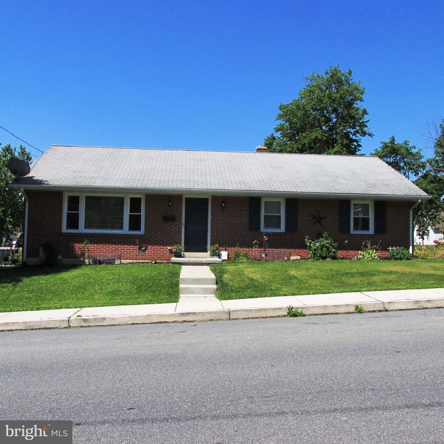 Solid 3 bedroom, brick, Ranch home in Elizabethtown Borough.  Amenities include new countertops in the kitchen and bathroom, beautiful tile shower in the nice size bathroom, hardwood floors, luxury vinyl in the kitchen and bath, comfortable central air, new windows in 2020, fenced in yard area.  Lower level offers a huge family room, laundry, and loads of storage.  Potential for bath in the lower level too!   Great back yard with loads of room.  Contingent upon suitable housing.