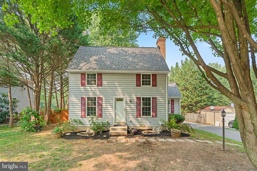 A cul-de-sac setting on a shaded lot presents this upgraded colonial featuring over 1,429 sqft, LVP flooring, a living room centered by a brick surround fireplace, a dining room adorned with chair rai trim, and new door access to a deck and backyard. Filled with upgrades, the cook’s kitchen offers granite counters, harmonizing backsplash, stainless steel and black appliances, and space for a breakfast or bistro table. On the main level is an owner’s suite with closet organizers, 2 additional bedrooms on the upper level with a full bath. Stunning renovation just this year in the lower level is highlighted by new luxury vinyl plank flooring, freshly painted, a brick statement wall, custom built-ins, a bonus room with a mural, and a walk-up to Belco doors to the fenced backyard. Welcome Home!