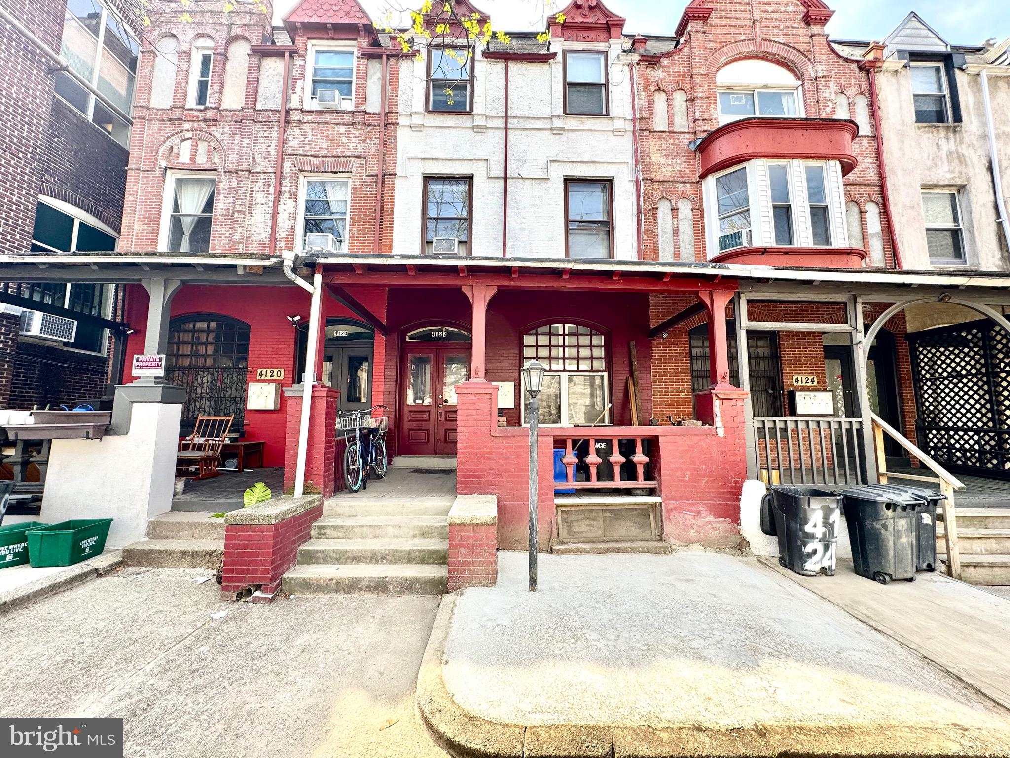 Beautiful, well-maintained, legal 3 unit apartment building located in University City for sale.
- Unit1, 3 bedroom 1 bath on 1st floor with full unfinished basement, access to the backyard,
- unit2, 2 bedroom 1 bath on the 2nd floor,
- unit3, 3 bedroom 2 full bathroom on the 3rd floor.
All units are fully occupied, and washer and dryer in each unit, hardwood floors throughout whole building
LOCATION--Situated in an idea location just off the campuses of University of the Sciences and Penn and close to HUP, CHOP, Drexel, Presby, Science Center. Plus 12 minutes to Center City by car or bike and plenty of convenient SEPTA options (one block from the Green Line hub). Close to so many amenities: Easy walk to Clark Park and its fabulous Farmers' Market, Clarkville, Green Line Coffee, the movie theater, so many restaurants, and Fresh Grocer around 40th & Walnut, and all that University City has to offer. Penn Alexander School catchment. Property being sold in "as-is" condition