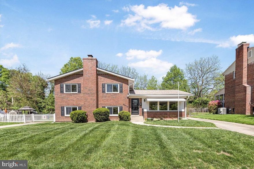 Located in the desirable Wyngate neighborhood. Freshly renovated and painted throughout. New kitchen cabinets and appliances. Refinished hardwood floors. 4 bedrooms on the upper level, including a primary suite. Open dining and living room. Bonus screened-in porch off the back. The walkout level features a family room, a powder room, and a large laundry and storage area. There is an additional lower level and a shed for storage. Large rear yard.

Owner pays for landscaping. All adults over the age of 18 must apply via online. Applicants are required to have a minimum credit score of 680, applicants must have verifiable income of 40 times the monthly rent and be willing to sign at least a 12 month lease. Landlord will respond with initial approval or denial within 3 days. After initial offer to lease is made applicant must pass a criminal background check as allowable by state and county law.