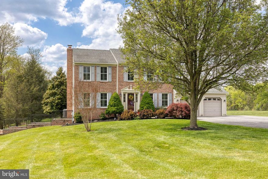 Saturday Open House Cancelled- Offer Accepted. 
Welcome to the gorgeous 5360 Hodges Road in Sykesville on a sprawling and flat 2 acres! This home was expertly built and has been fully upgraded and perfectly maintained by the original owners. Pride of ownership and modern amenities shine throughout. Walking into the front foyer, you'll immediately notice the beautiful flooring and light fixtures, neutral paint colors, modern railings, crown molding, recessed lighting and gorgeous wide louvered shutters. The formal dining room accommodates a large table that provides extra space to entertain. As you enter the kitchen you'll instantly notice the incredible 2019 renovation, complete with top-of-the-line stainless steel appliances, gorgeous granite countertops, contrasting island illuminated by modern pendant lighting, bright custom 42" cabinetry, floating shelves, subway tiling backsplash, a large farmhouse white sink, tons of pantry space and more! Kitchen has glass slider doors to a maintenance free deck that leads right out to a stunning and level backyard. The beautiful paver patio provides access to your grill or outdoor table - the sun sets in the back of the house and you've got a front row seat! Back inside, the kitchen opens into the great room space where everyone can gather around the brick wood burning fireplace (just serviced + updated!). Half bathroom and additional living room, or potential office space, are also offered on the main level. Laundry room/Mudroom off the garage is the perfect space to collect all of your belongings and has also recently been updated. Head upstairs to find 4 bedrooms and two full bathrooms, fully upgraded in 2019 with high end plumbing fixtures. Primary bedroom includes a walk-in closet with a built-in closet system in addition to an ensuite bath that has a double sink vanity, a beautiful tiled shower with custom glass doors and separate luxurious free-standing soaking tub positioned to receive warm natural light from the windows. The large basement adds an additional 660 sq feet of finished space, that includes a half bath (easily could be converted to a full). Designed to smartly feature french doors to a walkout level, a built-in wet bar, a small beverage fridge and microwave so you don't even have to run upstairs while watching the game! In 2022, the owners replaced the HVAC and Hot Water Heater. Other very notable updates include the Prodigy Brand siding done in 2013 for energy efficiency to help lower utility bills, the 2013 Roof replacement and the 2012 Window replacements. Be sure to reference the full update list in the Disclosures! This home is a must see! Move right in and enjoy all of the updates!