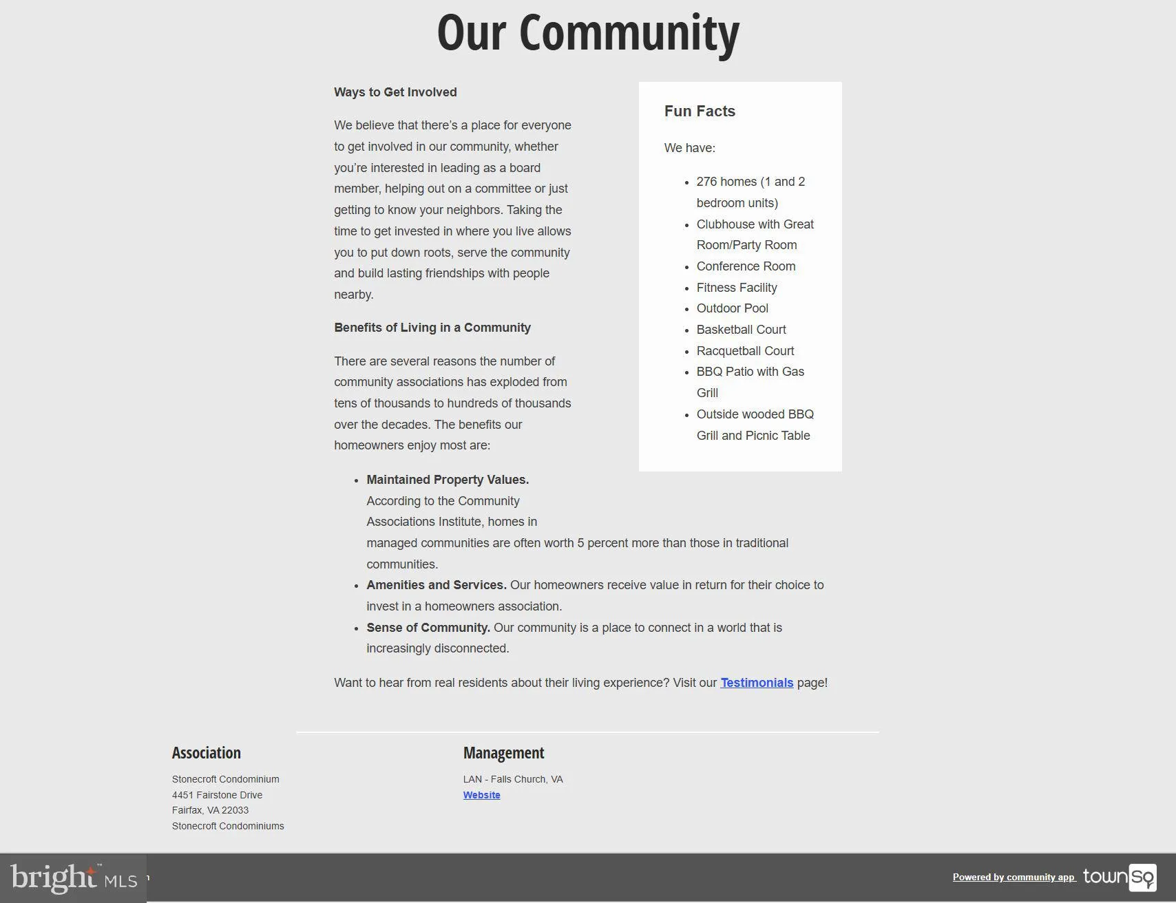 Fairfax, Virginia 22033, United States, 2 Bedrooms Bedrooms, ,2 BathroomsBathrooms,Residential,Contingent,157595