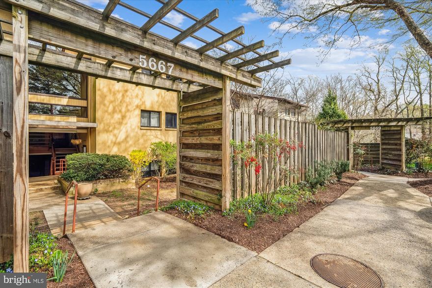 Welcome to 5667 Harpers Farm Rd.  Unit B, in Columbia, MD! Discover this beautifully 2023 renovated condo nestled in a serene corner of Deering Woods in The Village of Harpers Farm. This friendly community is renowned for its garden-like grounds.

 Situated on the first floor (flight of stairs) this thoughtfully updated home offers a peaceful backyard with picturesque views of the surrounding woods. Every detail of this 1,239-square-foot, two-bedroom, two-bathroom residence has been meticulously refreshed. The interior features all-new flooring, freshly painted walls, updated interior doors, and a newer heating and air conditioning system. The bathrooms have been tastefully renovated, and even the electrical switches have been replaced for a modern touch.

The kitchen has been completely redesigned to enhance both functionality and natural light, boasting an abundance of new cabinetry, sleek quartz countertops, high-end appliances, and a reimagined layout. Both spacious bedrooms include walk-in closets and en-suite access to the bathrooms, offering convenience and privacy.

Located in a tranquil community with scenic walking paths, this home provides easy access to Wilde Lake Town Center, the lake, downtown Columbia, Howard Community College, and cultural attractions such as Merriweather Post Pavilion. Major highways connect you effortlessly to Baltimore, Frederick, Washington, D.C., and Fort Meade.

This exceptional property blends modern updates with an inviting atmosphere—schedule your private tour today and experience it for yourself.