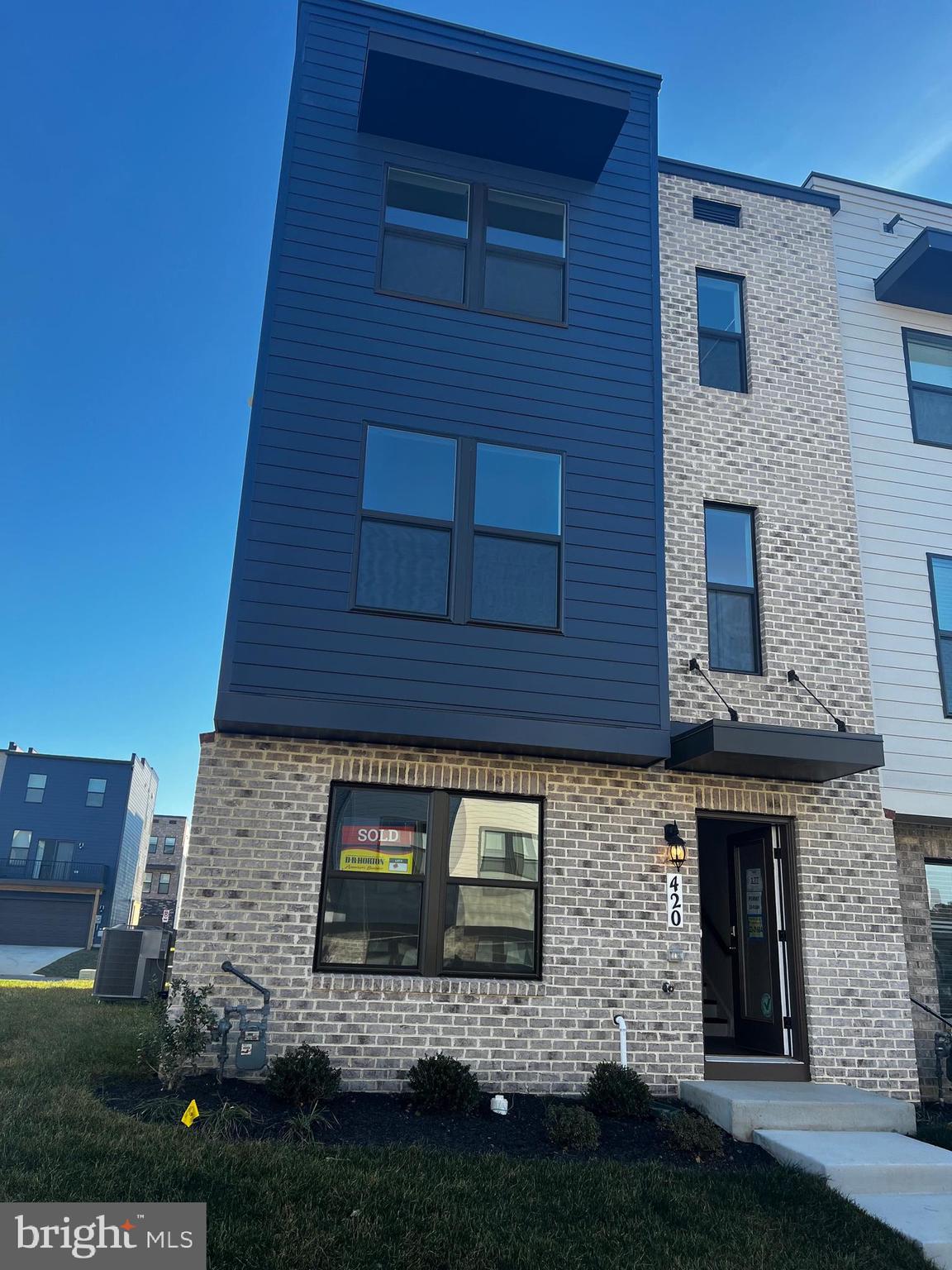 Excellent 3 level End unit townhome in Renn Quarter community with 4 bedrooms,3.5 baths, & 2-car garage,2000 sq feet of living space! Kitchen and all bathrooms includes Granite counters, maple cabinetry and stainless steel appliances.Hardwood floors on entire main living level.Large master Bedroom with Luxury bath features dual vanities,quartz Counters and large walk-in shower.Convenient laundry on bedroom level.Enjoy beautiful common area in the rear, as well as a deck off the living room. Amenities include pool, clubhouse with fitness center, and walking trails. Show & Rent today.