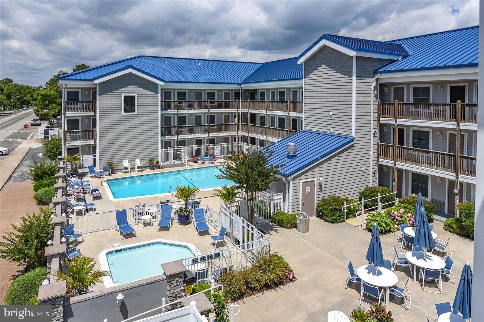 Welcome to your serene sanctuary in the heart of North Ocean City, Maryland! This charming 1-bedroom, 1-bath condo is the perfect blend of coastal style and modern convenience—ideal for year-round living or the ultimate beach retreat. Located in the desirable bayside building of Orleans Court, this Completely Renovated Condo offers a generously sized bedroom with ample closet space and access to a private rear balcony—your personal escape for morning coffee or evening relaxation. Recent renovations include: New Drywall, Freshly Painted throughout, New Kitchen Cabinets, New Granite Countertops, New Stainless Steel Appliances, New Wall Unit Air Conditioning Units, New Doors, New Washer/Dryer Combo, New Recessed Lighting, New Ceiling Fans, New Full Bath, New LVP Flooring and so much more. A bright and modern atmosphere throughout. Fully furnished with Brand New Furniture. Enjoy a range of community amenities: Refreshing family pool & baby pool, beautifully landscaped courtyard. Elevator & common laundry room for added convenience. Low Condo Fees! Located just minutes from: Northside Park, Popular amusements and shopping, Acclaimed local dining and entertainment. Whether you're looking for a tranquil full-time residence, low-maintenance vacation escape, or profitable Airbnb, this condo offers the perfect coastal lifestyle. Don’t miss your chance to own a slice of paradise in North Ocean City! Only 317 steps to the beach!