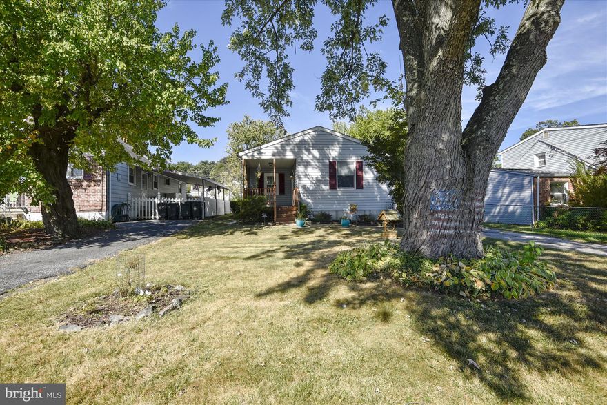 Well-maintained ranch with 3 bedrooms and 1 full bath*Large Living room and separate dining room w/laminate flooring*Kitchen boasts newer appliances and a bird's eye view to the landscaped back yard*Additional family room off of kitchen w/sliders leading to a covered brick patio*Basement and attic offer add'l storage*Covered front porch and off street parking*Fenced rear*Roof 2017 and HVAC 2018*Must See*Priced to sell!!