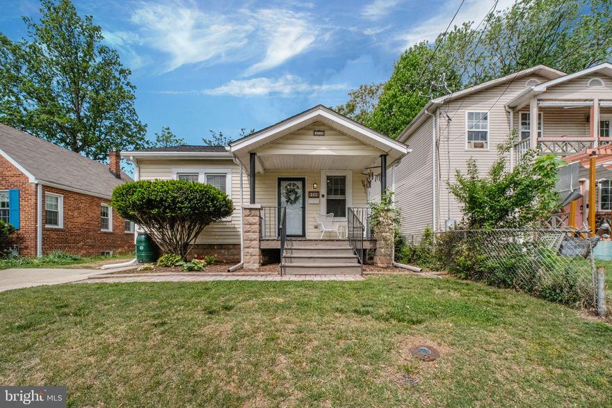 Welcome to this beautifully updated bungalow cottage nestled in one of Brentwood’s most beloved historic-feeling neighborhoods. Step inside to discover high ceilings and an open, airy first floor that effortlessly blends charm with modern living. Both bedrooms are drenched in natural light, creating cozy, inviting spaces to unwind. Rare for this community, the home boasts two full bathrooms, offering added comfort and convenience. Downstairs, the finished basement provides the perfect retreat—ideal for relaxing, movie nights, work from home, or movie nights—complete with easy access to the washer and dryer and brand new sump-pump. Out back, the fully fenced yard is truly a dream: a lush, well-maintained lawn, garden bins ready for your green thumb, and plenty of space to entertain or enjoy a quiet morning coffee. Located just steps from the Branch Trail, community garden, and only minutes from Washington, DC, this home combines serene neighborhood living with unbeatable access to city life. Don’t miss this rare opportunity to own a little slice of charm in Brentwood.