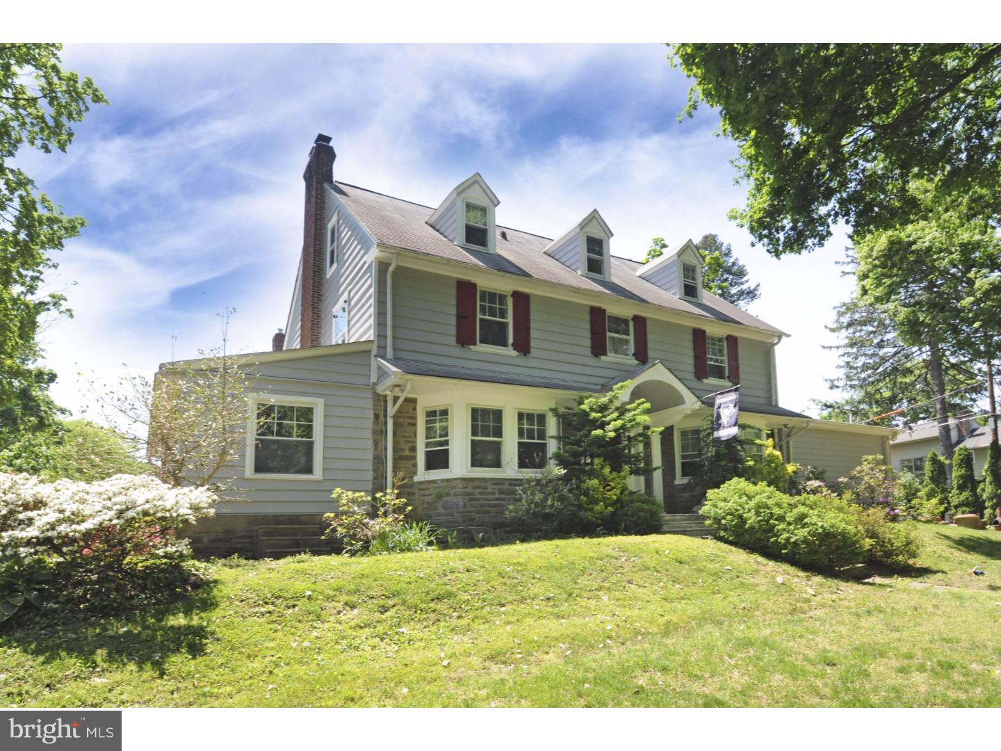 This gem is from an era when homes were built with sensitive care, intense pride and stellar workmanship yet delivers the space and flow that appeals to todays buyer!Situated in desirable Jenkintown Manor,this home enjoys views of Alverthorpe Park and boasts 5 Bedrooms,3 Full Baths and 2 Powder Rooms.The FABULOUS Kitchen addition was recently completed and now you can reap the rewards!  Center Hall Colonial flows effortlessly into the large Living Room w/fireplace, bay windows, hardwood floors and custom moldings. Sundrenched Family Room has walls of windows, French doors, updated carpet and fireplace.  The Dining Room has a bay window, crystal sconces & chandelier, hardwood floors and transitions into the Kitchen Addition. The oversized gourmet Kitchen boasts 60 inch Wolfe Oven with 6 burners & double griddle, S/S Wolfe hood, pull out corbels with hidden spice storage, pull-up mixer stand, 48inch side by side Sub-Zero Refrigerator/Freezer with water and ice dispenser, Miele warming drawer, Delta touch faucet and oversized farm sink. In addition, there is a Beverage Center that has wine refrigerator and beverage refrigerator,ice maker,wineglass holder,beverage sink,glass front cabinets and large closable cabinet for the flat screen TV.9-foot center island with leathered granite top, seating for 6 and an abundance of storage cabinets and drawers. Built in desk, walls of windows, outside exit, radiant heat floors, ceramic tile floor, easy access to laundry room, custom wood cabinets with soft-close doors and drawers, 2 pantry cabinets and lazy susan cabinets. Come explore all the "bells and whistles" in this Kitchen and dream about your next party!  The Second floor has a Master Bedroom with new en-suite Bath and walk-in closet.  The Bathroom has glass-enclosed shower with subway tile, cherry vanity & storage cabinet, hex tile floor and soaking tub.  2 additional Bedrooms and Hall Bath with tub and separate shower stall complete this level.  Third floor has 2 more bedrooms and another Hall Bath. Finished Basement area, plenty of storage, 2 zone heat and air, newer painted exterior, newer siding on addition, many new window, second basement laundry, detached garage and large level lot.  Close to Jenkintown Train Station, easy access to 309 and PA Turnpike, close to major Universities and Hospitals, quick commute to Center City or the Suburbs, shop at Whole Foods/Trader Joes and other local specialty shops.Come explore this special neighborhood!
