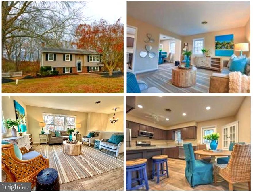 This home has been beautifully updated with loving care!   
1648 SQUARE FEET  of  recently updated finished space! Plus a large utility room for hobbies, crafts, or work-outs. Large composite deck overlooking  landscaped lawn, woods and stream backing to farmland. Oversized, Detached garage too!    
Wonderful kitchen with all brand  new stainless appliances, separate island and granite counter tops.  Updated full bath.  Luxury Vinyl Plank Floors  throughout all living areas on both floors.  The lower level family room is HUGE!!- so many possibilities with walkout to rear of the property! There is also a laundry room / flex room for hobbies or a gym.  Just outside of town limits,  a quick, 3-4 minute drive to  Doc's Riverside Restaurant and Centreville/ Corsica River boat ramp, boardwalk, Corsica River pavilions and park playgroumd.  Close to schools, restaurants and shopping. (No water bill and No Town Tax)