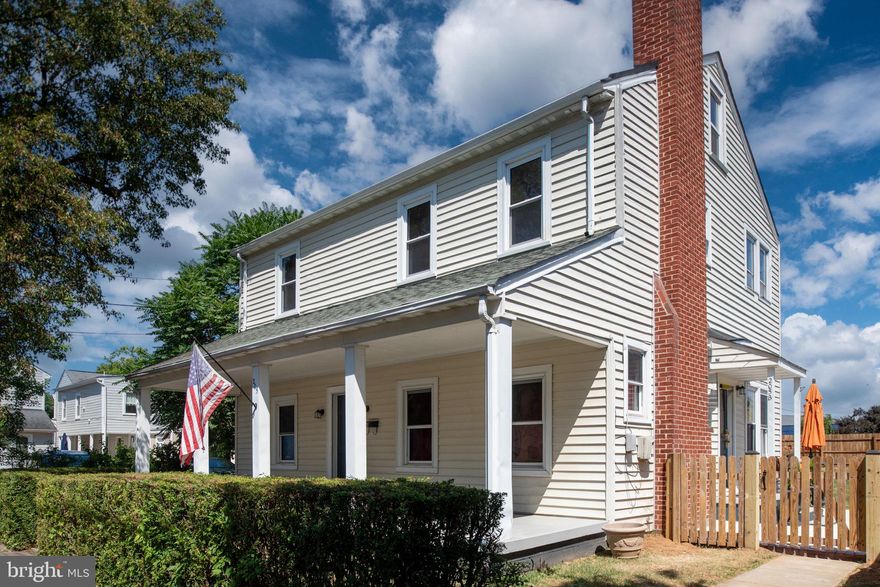 Newly updated unit with restored HW floors, fresh paint and a new private patio! Looking for a rental offering the best of in town living? This 3 bedroom, 1 bath unit has been renovated into a fun and functional space. It is within walking distance to restaurants and fitness centers, and has close proximity to I95/train. The bright open kitchen features a washer/ dryer and dishwasher. The attic has been converted into a large livable space with a mini split HVAC for your comfort.  Enjoy your morning coffee on your personal patio overlooking your exclusive, large, fenced in yard. Offering includes 1 off street parking space. No smoking on premises to include tobacco, vaping, and marijuana.