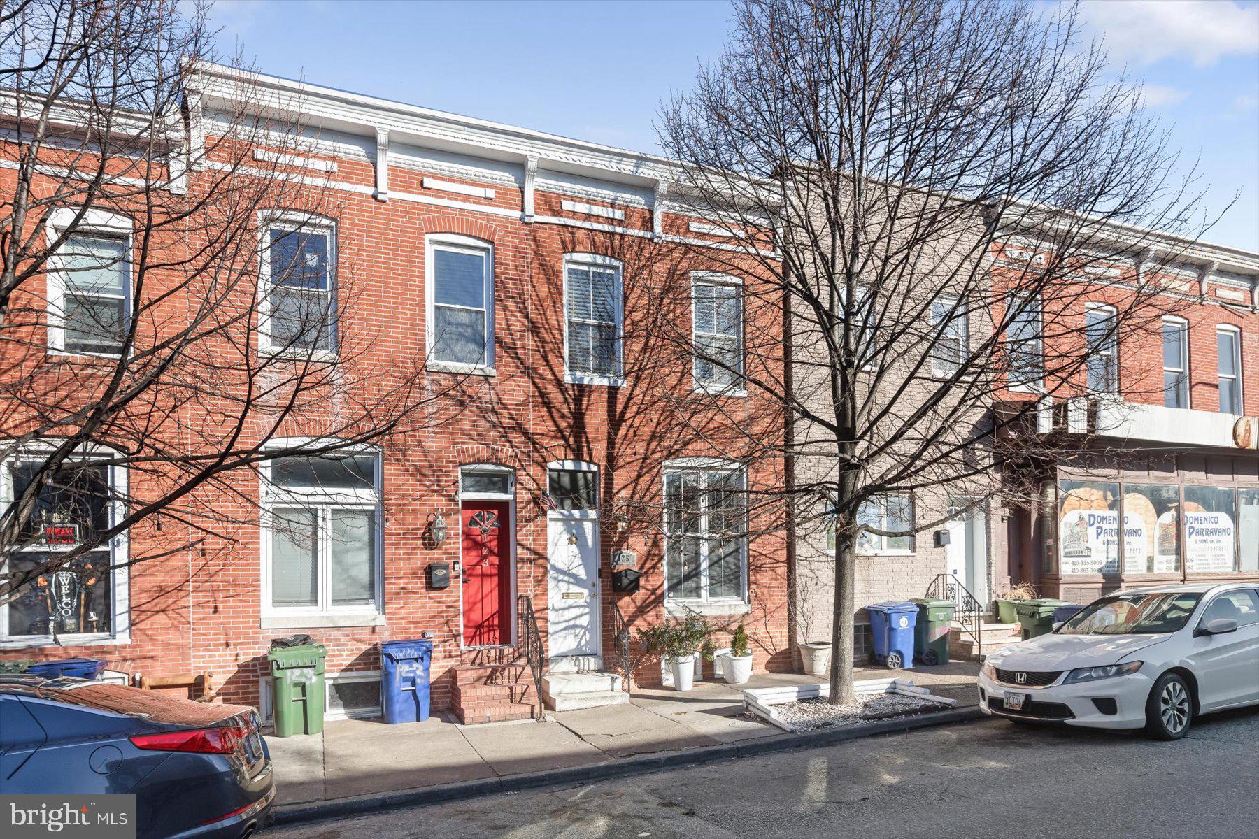 BUYER COULDN'T PERFORM. BACK ON THE MARKET. PENDING RELEASE. SELLER NEEDS IT SOLD!!
Welcome home to 125 S Conkling St! This charming Baltimore row home has been lovingly maintained and updated, and showcases its classic elegance with modern amenities. Upon entry, you are welcomed into the bright and vibrant living room, lit up by the large picture window. The classic exposed brick wall throughout the living space is the perfect Baltimore touch! Twin pillars and an archway lead you from the living room to the spacious dining room, which currently comfortably serves as both a dining and work from home space. The modern kitchen offers all of the amenities needed for the home chef and entertainer - granite countertops, kitchen island with additional storage, stainless steel appliances, gas range, full sized pantry and so much more! The kitchen is bright and airy, illuminated by several windows. Out the kitchen door, you are transported into a serene oasis - you’ll forget you’re in the city when enjoying days and evenings in the protected, luscious backyard sanctuary, filled with tall trees and stunning flowering plants. The upper level of this home offers two modern, generous sized bedrooms and two full updated, timeless bathrooms. The lower level of the home is dry and spacious, allowing for a myriad of uses. From storage, a spare room, workout space, crafting/work space, etc - the options are endless! Centrally located in the vibrant Highlandtown Art District, enjoy the cultural richness of the area and the delicious bites, like Oven Bird, Sally O's, Mobtown Brewery, First Fridays, Y-Art, and the Highlandtown Gallery. Plus, the proximity to Patterson Park, Canton Crossing, and major commuter routes like I-895 and I-95 makes this location as commuter friendly and convenient! Come tour this special home today and fall in love!