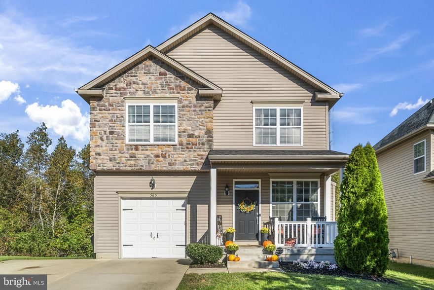 Bright, open, and move-in ready! This 3 bedroom, 2.5 bath home in Prince Frederick Crossing offers modern living with low-maintenance new flooring on the main level, an open-concept layout, and a kitchen featuring granite countertops, white cabinets, and stainless steel appliances. Cozy up by the fireplace or relax in the loft-style sitting area upstairs. The primary suite includes a spacious bathroom with an oversized shower, while outdoors you’ll find a fully fenced backyard, spacious deck, and a large side yard—with neighbors only on one side for added privacy. A widened driveway provides extra parking and convenience. Enjoy neighborhood amenities galore—two playgrounds, a baseball field, clubhouse, volleyball court, and sidewalks throughout—the perfect blend of comfort, community, and convenience!