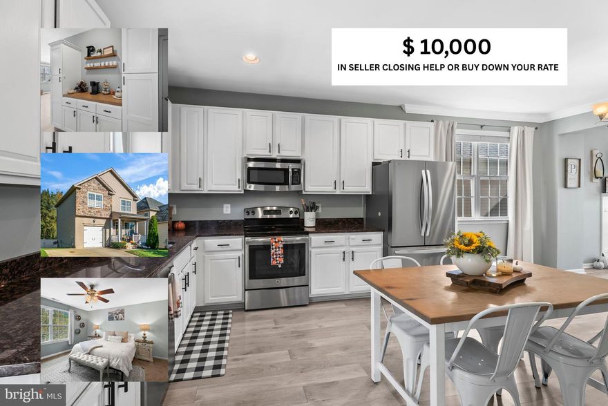 *** NOTE OPEN HOUSE CHANGE from Saturday to SUNDAY, January 4th from 11 am - 1pm *** Bright, open, and move-in ready! This 3 bedroom, 2.5 bath home in Prince Frederick Crossing offers modern living with low-maintenance new flooring on the main level, an open-concept layout, and a kitchen featuring granite countertops, white cabinets, and stainless steel appliances. Cozy up by the fireplace or relax in the loft-style sitting area upstairs. The primary suite includes a spacious bathroom with an oversized shower, while outdoors you’ll find a fully fenced backyard, spacious deck, and a large side yard—with neighbors only on one side for added privacy. A widened driveway provides extra parking and convenience. Enjoy neighborhood amenities galore—two playgrounds, a baseball field, clubhouse, volleyball court, and sidewalks throughout—the perfect blend of comfort, community, and convenience!