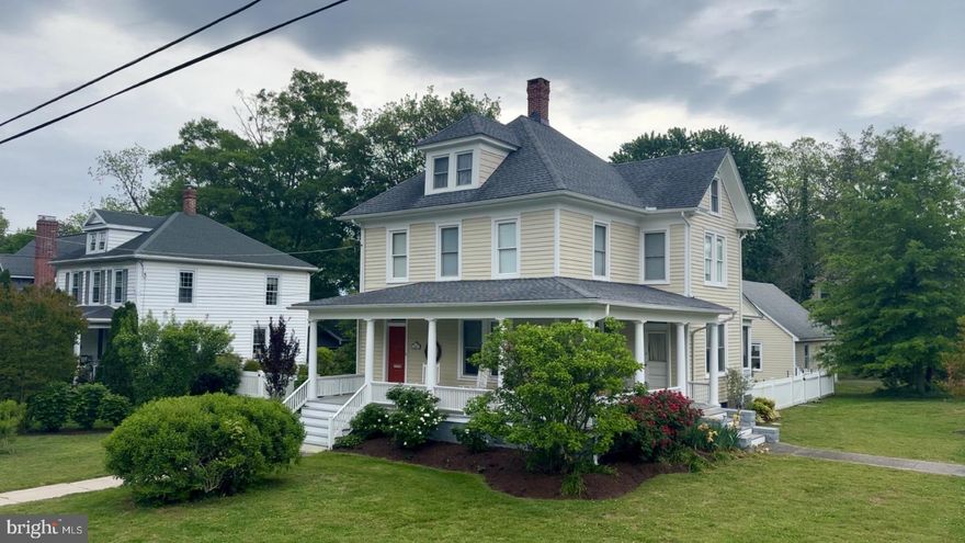 Charming two-story home located in Cambridge’s desirable West End area, offering classic character and exceptional upkeep. Built in 1920, this single-family residence features approximately 1,738± square feet of living space on a spacious 0.26± acre lot.

The home includes 3 bedrooms and 2 full bathrooms, with a functional layout and original elements that add to its historic appeal and traditional construction details. This property has been incredibly well maintained, with numerous upgrades completed over the years, providing peace of mind while preserving its timeless charm.

The exterior features a 24' x 28' detached two-car garage, complete with an electric vehicle charging hookup, offering both convenience and modern functionality.

Situated just minutes from downtown Cambridge, shopping, dining, and waterfront attractions, the location provides both convenience and access to everything Maryland’s Eastern Shore has to offer. Whether you're searching for a primary residence or investment opportunity, this property delivers in a sought-after area.