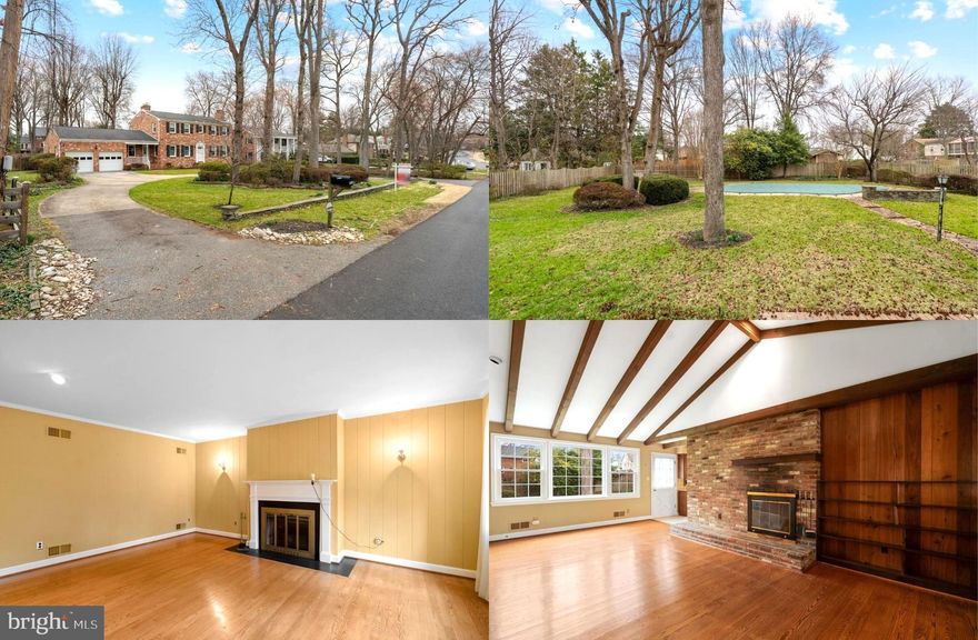 *** OFFER DEADLINE - Highest & Best by NOON on Monday, 3/24 *** Nestled in the sought-after Wilton Woods neighborhood with no HOA, this 5 bedroom, 3 full bath colonial is hitting the market for the first time! Situated on a sprawling and beautiful .46-acre lot, this all brick home offers a circular driveway, a 2-car garage, brick walkways, stacked stone walls, lush landscaping with an irrigation system, and fully fenced backyard with a sparkling in-ground pool that makes for a perfect outdoor retreat. A second covered entrance off the driveway adds convenience and functionality and a walkable pool cover and pool equipment that conveys provides easy maintenance. ****** Inside, the home boasts hardwood flooring throughout, decorative moldings, cathedral ceiling, exposed beams, 3 fireplaces (two wood-burning, one gas), and an abundance of windows. Slate flooring welcomes you in the foyer and transitions to warm hardwood flooring in the formal living room featuring shiplap walls, crown molding, and an elegant fireplace and the formal dining room accented by chair rail. The spacious kitchen features gleaming granite countertops, tile backsplashes, and quality appliances including a gas cooktop, microwave and wall oven. Here, a glass paned door opens to the fenced backyard where the in-ground pool with hardscaped surround and stacked stone sitting wall is sure to provide hours of fun and relaxation. Back inside, the family room beckons with a soaring cathedral ceiling with exposed beams, built-in bookcases, and a cozy gas fireplace set in a floor to ceiling brick accent wall that invites you to relax and unwind. A mudroom/laundry/pantry room off the garage is perfect for an active lifestyle and Costco runs! A main-level bedroom and full bath provide flexibility for guests or multi-generational living. ****** Hardwoods continue upstairs and into the gracious primary bedroom boasting a romantic woodburning fireplace and dual reach-in closets. Three additional bright and cheerful bedrooms and two well-appointed full baths complete out the upper level. The lower level recreation room with a built-in bar area is perfect for games and media and sure to be a popular destination. ****** Recent updates include a new indoor HVAC unit (2024), outdoor HVAC (2019), and a water heater (2012), ensuring comfort and efficiency. ****** Located just minutes from major commuter routes including I-495, Telegraph Rd, and Route 1, this home offers easy access to the Van Dorn and Huntington Metro stations, making travel to DC, Old Town Alexandria, and National Landing a breeze. Nearby shopping, dining, and entertainment options abound, with Kingstowne, Springfield Town Center, and Old Town Alexandria just a short drive away. Don’t miss this rare opportunity to own a home in one of Alexandria’s most desirable neighborhoods!