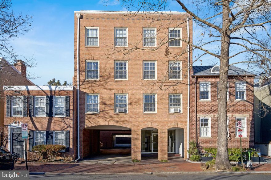 A "trophy" residential  apartment  building (approx. 10,000 sq. ft.) located in  historic Georgetown across from Rose Park and only a few blocks from the Dupont Circle Metro station.   An extremely well-maintained building consisting of 13  one bedroom apartment units with "open" floor plans, most have balconies and they're separately metered for electricity.  It is an all electric building (no gas), has a lobby, laundry room,  roof top terrace, and on-site parking (6 cars).    Gross Annual Rent Income:  $262,440.   Excellent Tenant Payment History.....Below Market Rents....Extremely Low Vacancy Rate   ***SELLER FINANCING POSSIBLE***