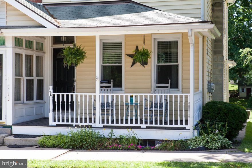 Looking to enjoy downtown Phoenixville? Check out 48 Pennsylvania Ave., a charming updated  twin home. This location is an easy walk to the library, a variety of shops, Colonial Theatre, restaurants, bars and nightlife. Appreciate this summer weather sitting on your front porch or relaxing on your back patio  with 
plenty of space to entertain and enjoy outdoor activities. Enter into the delightful living/dining room combo with over 1600 square feet living space. The first floor also has an eat-in kitchen with island, mud room with laundry and newer powder room. The second floor offers a spacious main bedroom, office, full bath and second bedroom. The third floor adds two additional bedrooms. The basement has plenty of room for storage and has outdoor access for future uses. Don’t miss touring this home.  Showings begin Friday, 6/25.