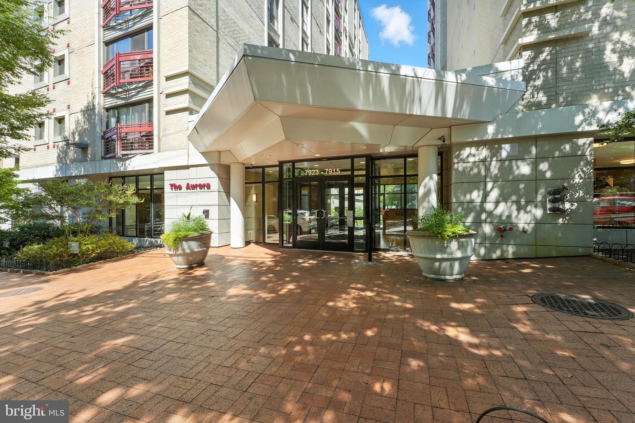 Discover this picturesque condo's perfect blend of tranquility, convenience, and comfort. Nestled in the heart of Silver Spring, this beautifully designed and updated home offers a peaceful retreat within close reach of SS Metro and all of DC. Whether you like access to esteemed local schools, the scenic walking trails Rock Creek Park, proximity to shopping, entertainment, public transportation, the Aurora #303 presents an idyllic haven in the heart of Montgomery County, Maryland. This clean, spacious oasis will delight the pickiest of buyers. The keyless entry welcomes you to a large living / dining room and a renovated eat-in kitchen with stainless steel appliances. The primary bedroom has a lovely ensuite full bath, large closets and a washer and dryer. The side opposite hosts the 2nd bedroom and an updated full hall bath. All within minutes of Whole Foods, Mom's Organic, movies, shopping, restaurants, AFI Theater, The Fillmore, and awesome weekly Farmer's Market, this home's special blend of character, charm, attention to detail, and numerous upgrades will make you want to call it home. Central Heat and Air Conditioner 2021, Water Heater 2021, Large Modern Windows
The great community amenities include concierge service, a fitness room, and a party/gathering room with pool table and kitchen. The outside garden is great for sitting and enjoying nature.