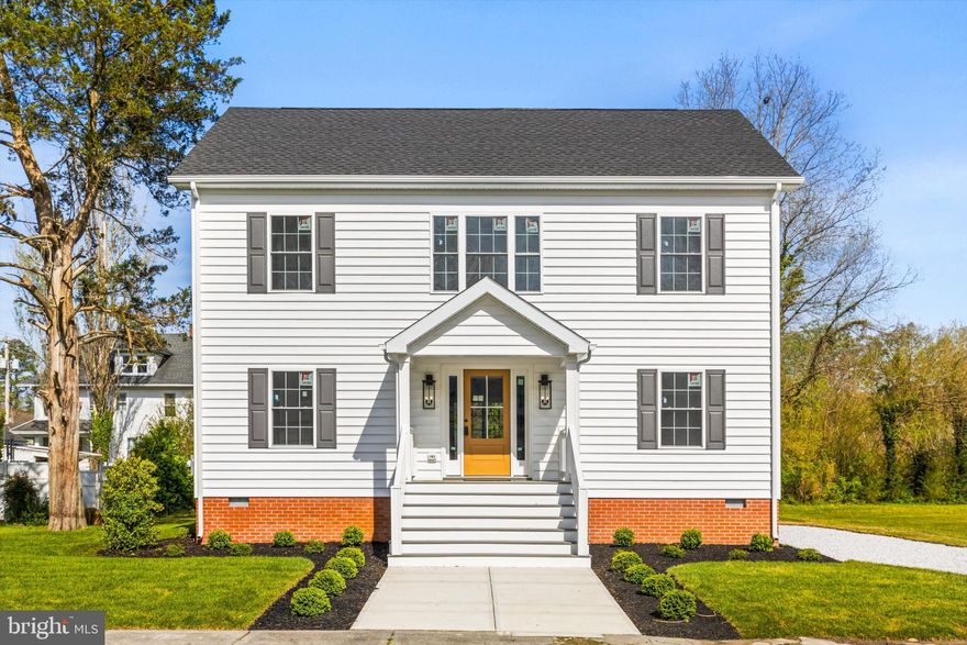 Welcome to 3 Winter Quarters Drive Dr. — a thoughtfully designed new build that blends classic colonial architecture with modern finishes and a private, in-town setting. You will appreciate the details and added upgrades in this home as you walk through. Step inside to an inviting open floor plan with wide, light-toned wood design LVP flooring that runs throughout the main level, creating a bright, seamless flow from living to dining to kitchen.

The heart of the home is the sleek chef-inspired kitchen, featuring off white shaker cabinets, stainless steel appliances, elegant white marble-style quartz countertops, and a nice island perfect for meal prep, casual dining, or entertaining.

Upstairs, you'll find three bedrooms, including a cozy primary suite with its own en-suite bath and a larger walk-in closet—a rare find for the area. The secondary bedrooms are decent-sized with easy access to the upgraded full hall bath.

Outside, the home sits on a generous lot offering a private feel for in town, with space to garden, play, or simply relax. Enjoy morning coffee or evening cocktails on the inviting front porch, and host weekend cookouts on the composite back deck—low maintenance and built for durability. Landscaping will be completed soon.

Beyond the property, the location shines. Winter Quarters Drive is a quiet, walkable street just moments from Cypress Park, home to pickleball courts, tennis, a playground, and peaceful views of the Pocomoke River. Spend weekends exploring the Delmarva Discovery Museum with the little ones and grab dinner at Dockside with waterfront views. Easy commute to Wallops island, Virginia beaches and or head over to Ocean City beaches and restaurants. Plenty of options.

New construction, modern style, classic architecture, and the best of small-town living—don’t miss this one!