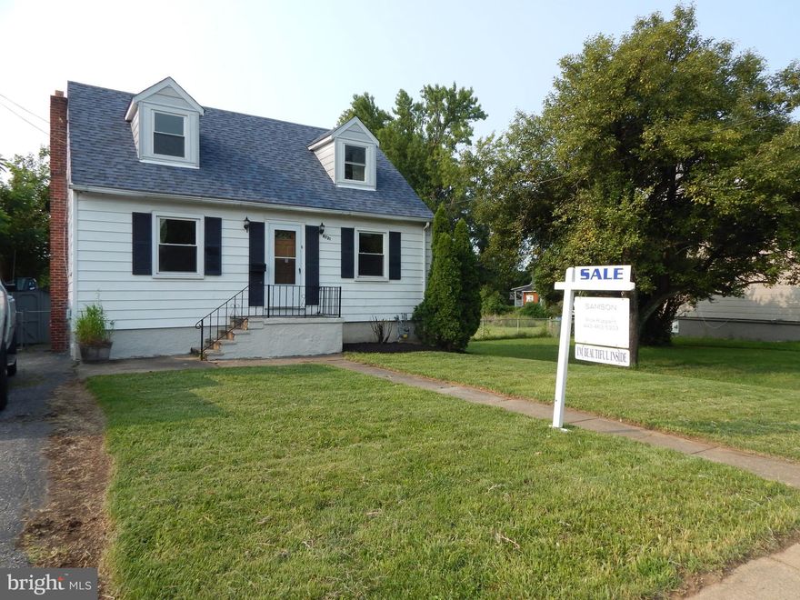 Sweet Cape Cod with updates. Basement is unfinished and ready for buyers imagination. Double sized HUGE Rear Yard for extreme entertainment, pool, fire pit or other buyer ideas! Main floor Den could become a 4th Bedroom. New carpeting, freshly painted throughout, new kitchen. New roof with transferable 50 year warranty. Nice rear porch for relaxing. Outside rear Shed and much more. Come see and bring your ideas for an awesome new home…