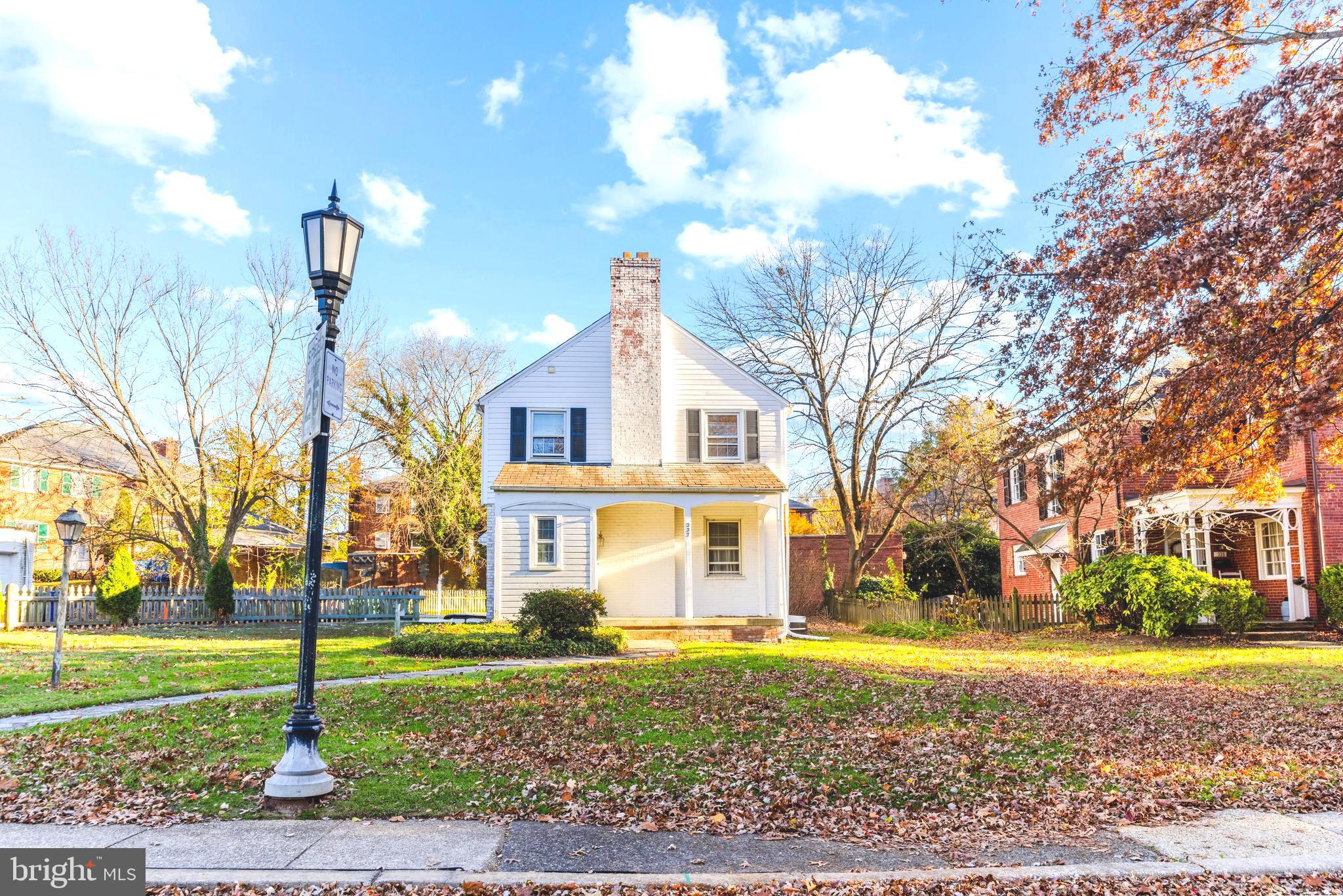 Delayed active date due to new Homeland window delay
Welcome to 337 Paddington Road, a beautifully reimagined 3-bedroom, 2-bathroom home with a bonus room in the basement, situated on a premium corner lot in the highly sought-after Homeland Historic Neighborhood. Currently undergoing a complete interior and exterior renovation, this home seamlessly blends historic charm with modern luxury. The exterior features Homeland-compliant windows as well as a brand-new roof on the detached rear garage. Inside, enjoy the comfort and efficiency of a brand-new central heating and air system, along with updated plumbing and electrical systems. The interior has been meticulously upgraded with refinished hardwood floors, new doors and trim, and a modern, high-end kitchen featuring quartz countertops, soft-close solid wood custom cabinetry, and stainless steel appliances. The bathrooms have been completely remodeled to offer a spa-like retreat, combining contemporary finishes with timeless elegance. This home boasts three fully finished levels, providing ample space for both living and entertaining. Homeland is one of Baltimore’s most prestigious and picturesque neighborhoods, renowned for its tree-lined streets, winding roads, and beautifully landscaped historic homes. Residents enjoy access to the scenic Homeland Lakes, a strong sense of community, and the convenience of being just minutes from dining, shopping, and top-rated schools. Don't miss this rare opportunity to own a fully renovated home in one of Baltimore’s most desirable historic neighborhoods!