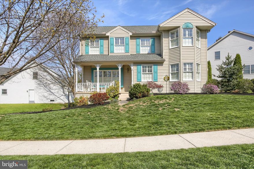 Welcome to 20 Windsor Way. Nestled on a corner lot in the sought after Victoria Glen community, this lovely two story home offering 4 bedrooms and 2.5 baths, has more than 2200 square feet of living space, The home has had extensive remodeling including a beautiful kitchen, gorgeous wood flooring on the first floor, remodeled baths and powder room, plantation blinds throughout the home and much more. The first floor of the home features  formal living and dining rooms, the remodeled kitchen  with dining area, a bright  family room with a big window seat that overlooks the front yard, a powder/laundry room and access to the huge Trex deck which is perfect for entertaining. The second floor offers four spacious bedrooms and two full baths including a primary suite with a large bedroom with sitting area and a remodeled bath. The home has lots more including a front porch for relaxing, a full basement, a one garage with separate storage area and economical gas heat with central air conditioning. A great home at agreat price!