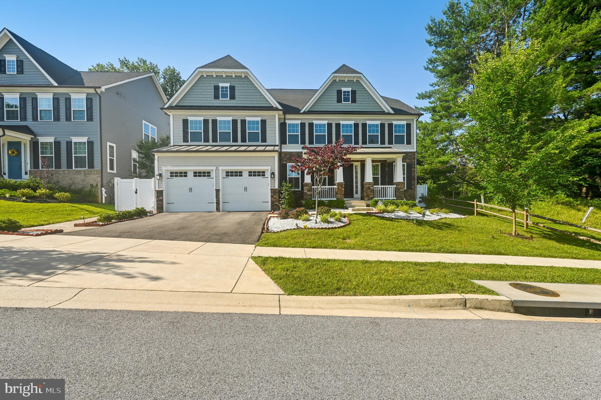 Step into style and comfort with this beautifully appointed NVHomes colonial, ideally located in one of Ellicott City's premier communities. Boasting five spacious bedrooms, five full bathrooms, and one-half bathroom, this former model home showcases excellent upgrades throughout—including premium cabinetry, high-end appliances, and much more. Enjoy luxury vinyl plank flooring, elegant crown molding, and a chef’s kitchen featuring a gas range and double oven. A finished area off the back deck offers the perfect space for relaxing or entertaining. Additional features include central A/C, a partially finished basement, and a fenced backyard offering both privacy and versatility. This home effortlessly blends thoughtful design, modern upgrades, and timeless appeal.