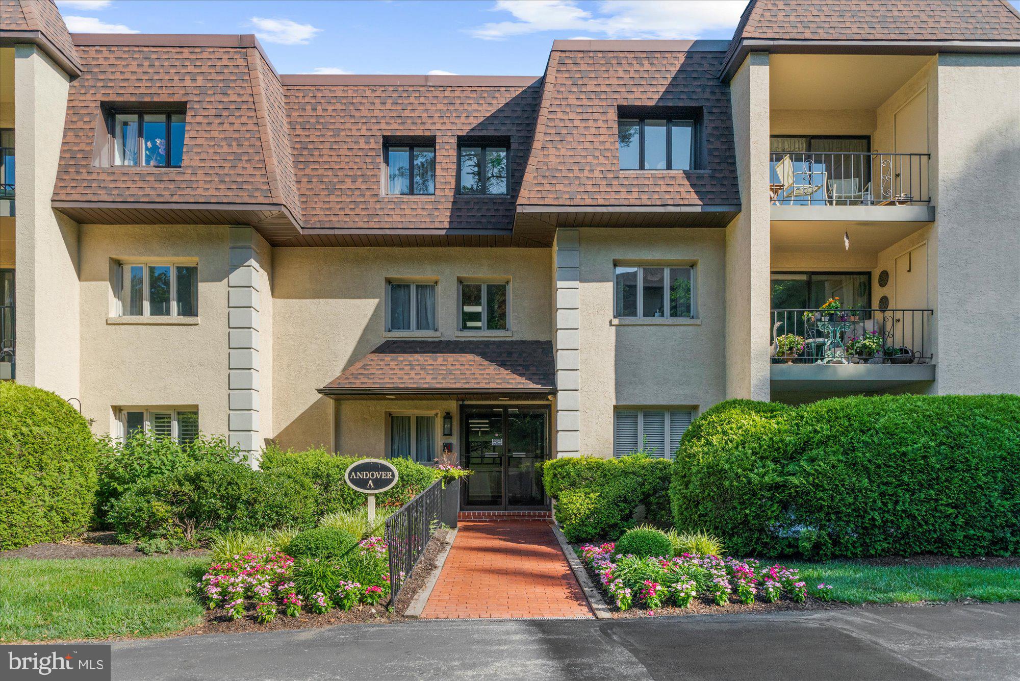 This RARELY available, One-Bedroom unit at coveted Millridge is the perfect place to call home. Stepping into the building lobby, you'll immediately note how the common areas are all immaculately clean and bright, as well as stylishly decorated. Perched on the top floor (of 3) in this secured elevator building, 306 has been lovingly maintained and beautifully updated throughout. The spacious Living Room is so pretty & is flooded with natural light through the sliding doors which lead to your covered patio, the perfect place for morning coffee or evening cocktails. The comfortable Dining Room has a large window and joins the Living Room and the modern Kitchen which features white cabinetry, Granite counters, tiled backsplash, & stainless appliances. The Bedroom features large windows and a huge, walk-in closet. The Bathroom has been completely refreshed and also offers a nice laundry area. There is generous closet space in the unit as well as a storage unit in the (neat & clean) basement. In addition to your wonderful unit, the Millridge community has so much to offer! There is a stunning Manor House available for social gatherings of all types up to 100 guests, guest suites available to rent for out-of-town guests, miles of walking and hiking areas, a multitude of wildlife, as well as the wonderful, heated swimming pool to enjoy.
Unit 306 has a dedicated parking spot right outside the entrance door and there is plenty of guest parking available as well. Schedule your appointment for this special home today!