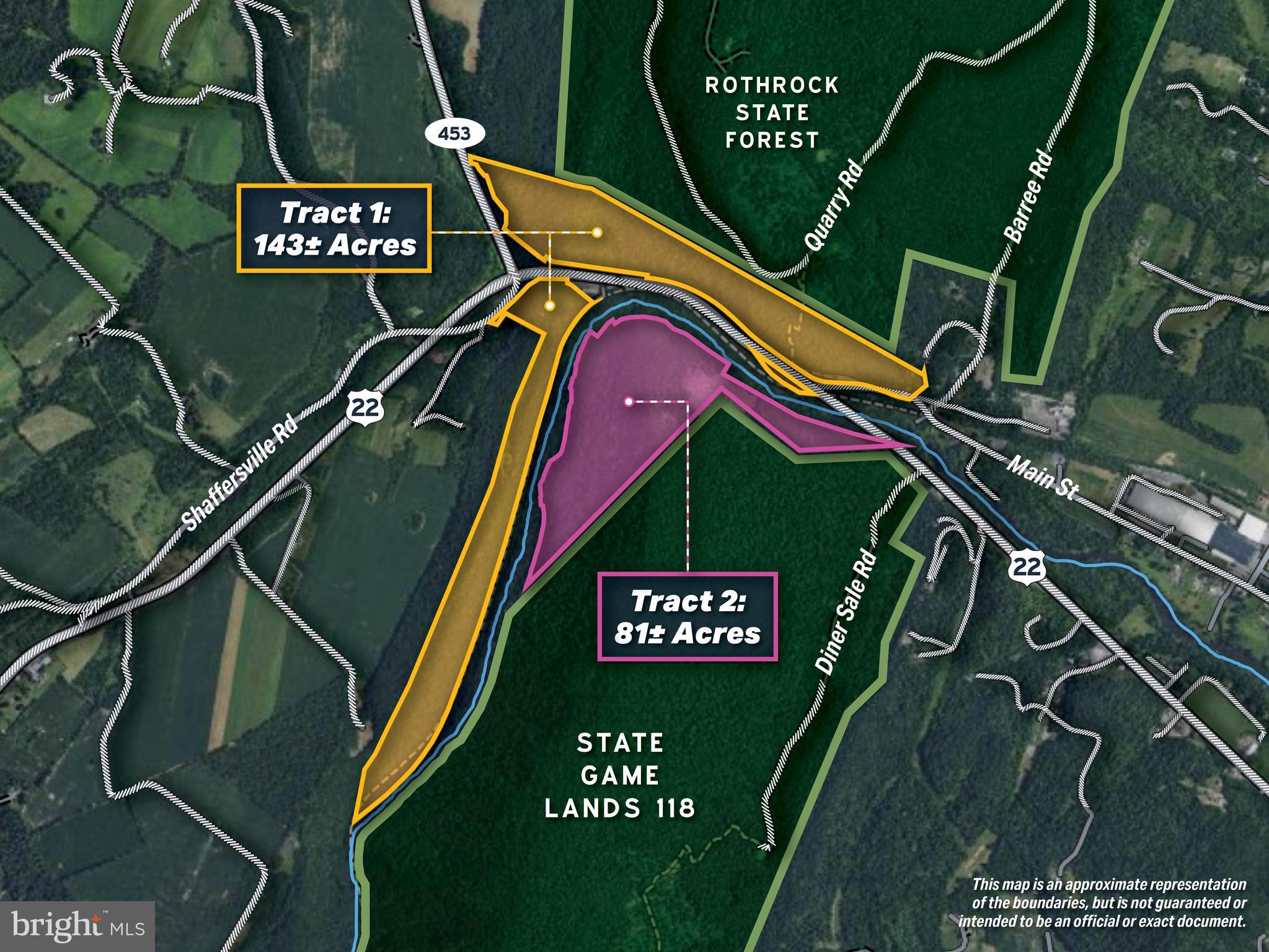 TRACT 1: 142.55+/- ACRES WILLIAM PENN HIGHWAY