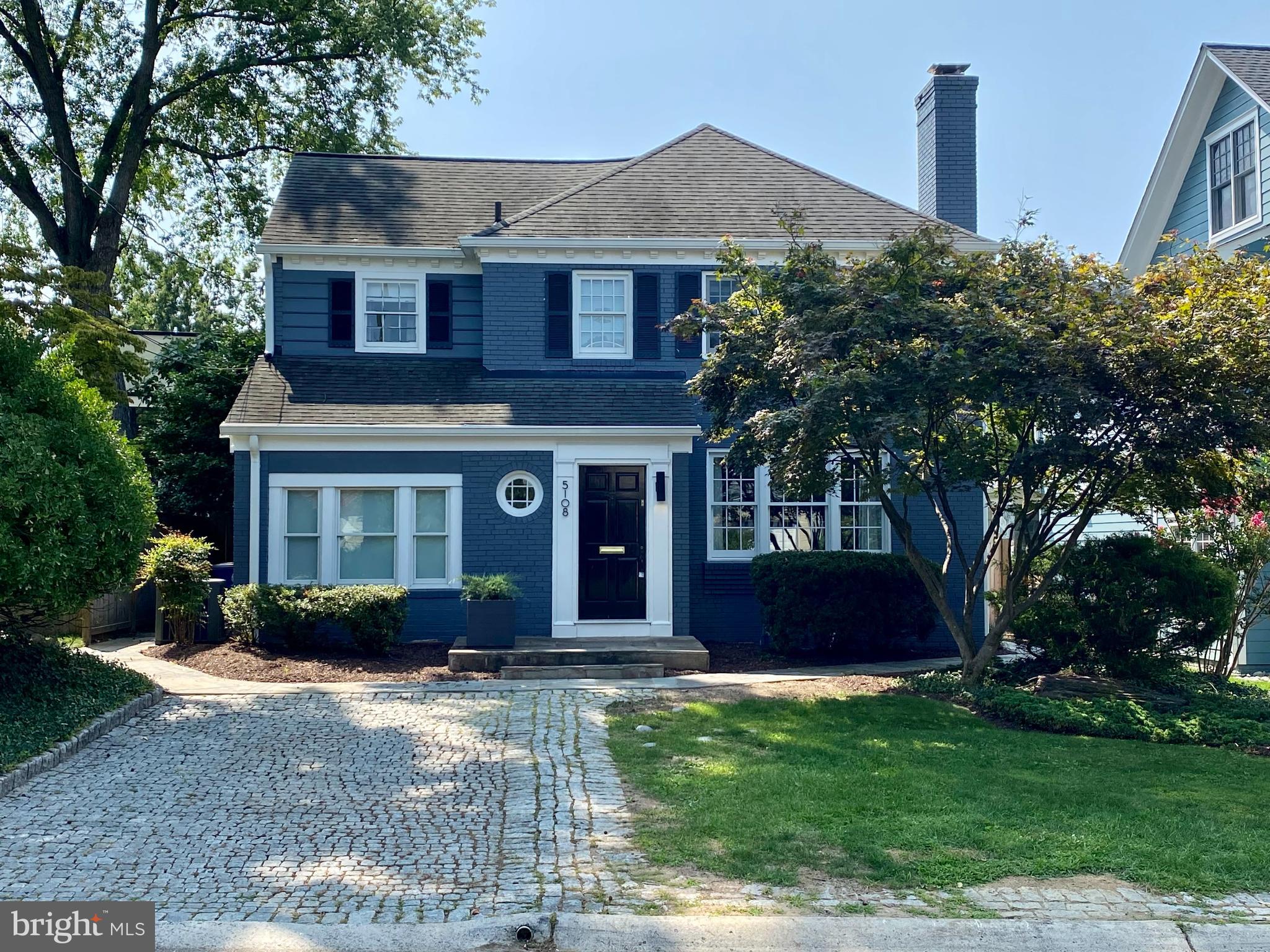 Welcome to 5108 Fairglen Lane in Chevy Chase, MD! Nestled on a quiet street, this stunning home sits on a 5186 square foot lot and offers an unbeatable location with unparalleled convenience to downtown Bethesda, where you can enjoy a vibrant array of shops, restaurants, and the Metro. With everything so close, you'll find it easier to walk than to drive and find parking in Bethesda. Those who enjoy exercising will love the proximity to the Capital Crescent Trail, perfect for biking, walking, or commuting to DC and Bethesda Pool is down the street!
Step inside to discover an interior blending modern finishes with thoughtful updates. The main level includes a bright living room with recessed lights, a bedroom with an ensuite full bathroom, and an expanded kitchen that creates an open floor plan. The kitchen is highlighted by glass doors that lead to a large flagstone patio and a flat, fenced yard with new sod and trees.
The upper level has been recently renovated to include a large primary suite with a designer bathroom featuring custom finishes, heated floors, and a spacious closet/dressing room. Additionally, the upper level includes another well-appointed bedroom and a tastefully updated hall bathroom with decorative tile and a bathtub.
The walk-out lower level is finished and includes a full bathroom, a versatile living area, an exercise room, and a new tankless hot water heater. Don't miss out on this exceptional home!