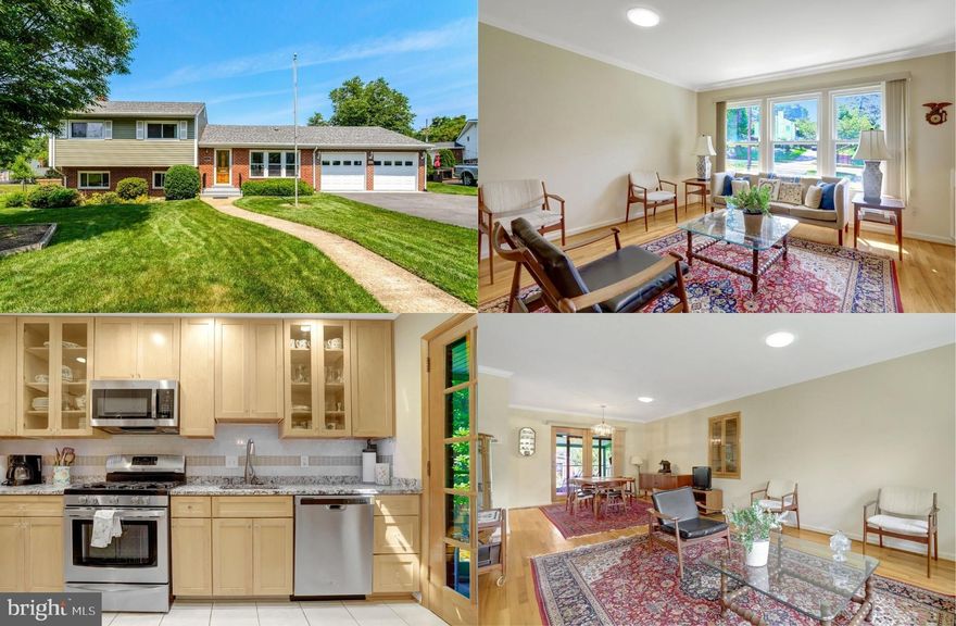 Welcome to 700 N. Mansfield St in the friendly Seminary Valley community of Alexandria, VA! Situated on a generous .28-acre lot with no HOA, this inviting split-level single-family home offers lots of updates and approximately 2,125 square feet of living space, including a lower level that features a cozy family room with a wood-burning fireplace. ****** An open foyer welcomes you as beautiful warm hardwood flooring flows into the living room where triple windows fill the space with natural light illuminating warm neutral paint and crisp crown molding. The adjoining dining room with a built-in display case has plenty of space for both formal and causal occasions, while the open layout makes entertaining a breeze. Here, a French style door grants access to a fantastic, screened porch opening to the lush yard with vibrant landscaping backing to majestic trees, perfect for gatherings, gardening, and simple relaxation. Back inside, the renovated kitchen, updated around 2014, showcases light 42” glass and traditional front maple cabinets, gleaming granite countertops, designer tile backsplash, and stainless steel appliances (new in 2023), enhanced by a skylight that brings in natural light. ****** Hardwood flooring continues upstairs, where you'll find three bright bedrooms and two full baths, including the primary bedroom with a private bath. The lower level family room beckons you to relax and unwind in front of the cozy corner brick fireplace, while a chic powder room and laundry room that opens to the back yard add convenience and rounds out the lower level. ****** The home's exterior includes a freshly redone driveway (2024) spacious two-car garage, an attached shed providing loads convenient of storage space. Additional updates include a roof replaced after 2020, a 2017 hot water heater, HVAC (2021) with humidifier and air cleaner ensuring both comfort and peace of mind. ****** Commuters will appreciate the easy access to major routes like I-395, I-495, and Route 7, making trips to DC, Old Town Alexandria, and beyond a breeze. Nearby, you'll enjoy convenient access to shopping, dining, and entertainment options that make this neighborhood such a wonderful place to call home!