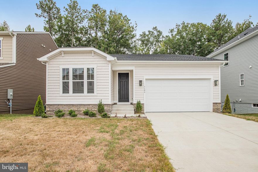 NEW Construction  - Ready to move in today! Below Market financing available. This  ranch-style model home includes an inviting great room with fireplace and a well-designed kitchen with stainless-steel appliances, tile backsplash, hardwood flooring, a built-in pantry and an adjacent dining room. The luxurious primary suite offers a roomy walk-in closet and lavish bath with double sinks. You'll also appreciate the private study, extended covered deck and unfinished basement. Lot backs to trees!