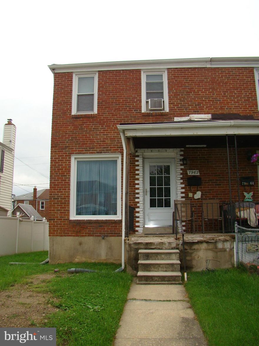 Being sold As-Is.  Offers must include As Is Addendum.  End of group townhome with newer sewer and water line, hardwood floors.  Furnace only two years old, replacement windows throughout, electric upgraded two years ago.  New gutters/rain spouts 4 years ago.  Updated kitchen.  Needs work, but would be a great investment property!  Seller will not make any repairs.  Cash or Conventional only.