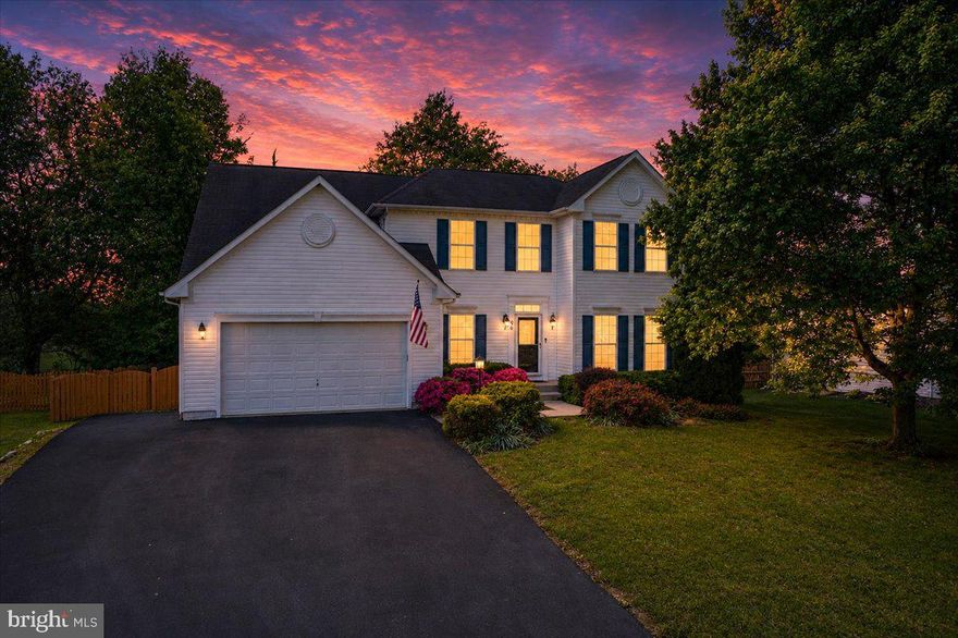This Ryan Homes Zachary Model with family room extension, backing to horse farm on a quiet street in the Charles Town classic Breckenridge community is ready for new owners after current owners have been transferred.  This lovingly cared for home has newer Luxury Vinyl plank throughout the main level and has been recently painted.  The deck has been recently treated as well.  The home features a large family room off the open kitchen with granite and island, large deck overlooking the private fenced rear yard and horse farm, finished rec room in lower level with 3 piece rough in, double walk in closets  and tray ceiling in the primary bedroom, 3 other large bedrooms, and so much more.  You can't walk in this home and have it not feel that special way!  Breckenridge is conveniently located minutes from Route 340 off Old Country Club Rd. and is just a short 5 minute drive to grocery stores, retail, and restaurants.  Breckenridge is also VERY convenient to Driswood Elementary, Wildwood Middle, and Jefferson High located just up the road.  The community features basketball court, baseball/softball/kickball fields, tot lots, and common spaces.