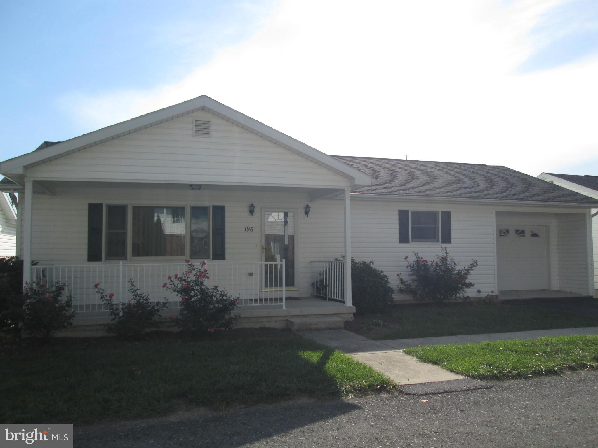 Move in ready rancher with fully finished basement & 1 car garage. 3 BR, 3 full baths. Great location , just minutes from historic Berkeley Springs. Quiet neighborhood, lawn mowing & snow removal are provided by HOA. Enjoy hassle free living with this low maintenance home!