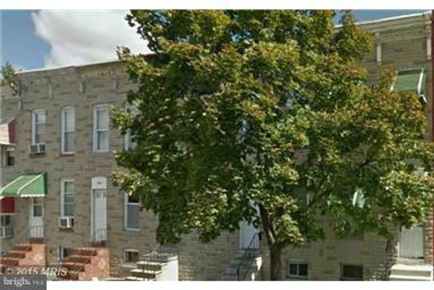 Fannie Mae Property.  Wonderful chance to make this home your own. Great investor opportunity!   A convenient location, just a short drive to Downtown Baltimore!  Hurry, this one won't last long!