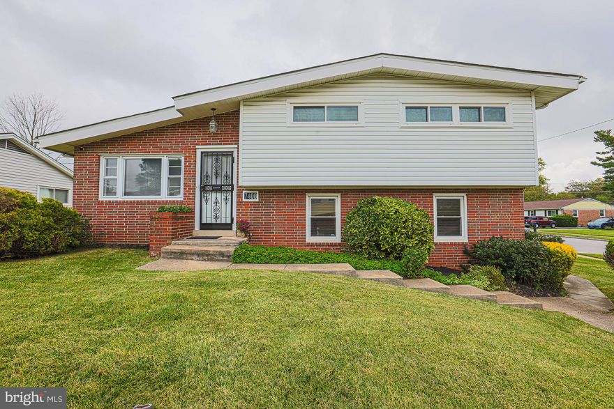 Welcome to this beautiful home located in the highly sought-after neighborhood of Williamsburg in Pikesville. The over 3,000 sq. ft. stunning split/level home offers a spacious and comfortable living experience with 4 bedrooms and 3.5 bathrooms.  This beautifully landscaped, huge corner lot is perfect for entertaining!  As you step inside, you'll be greeted by a gleaming hardwood floor and loft with an open concept design - perfect for hosting company or relaxing with family.  The loft offers additional space for an office or enjoying the natural sunlight from the luxurious arched windows overlooking the space. The kitchen includes stainless-steel appliances and an island with seating, while the dining area is enclosed with French doors that add to the impeccable elegance of the space. The upper level includes a large primary bedroom with a cathedral and vaulted ceiling, two additional bedrooms, and a hall bathroom. The updated primary bathroom includes double sink vanities.  The lower level offers plenty of room for a family room or movie room - use your imagination! This level also includes a large fourth bedroom with a double closet, a laundry room, a full and half bathroom, and additional space for storage. HVAC system with an electronic air cleaner! Additional updates include a hot water heater from 2022 . This home is conveniently located a mile from the metro and is within walking distance of local schools.  ONE YEAR CHOICE HOME WARRANTY!