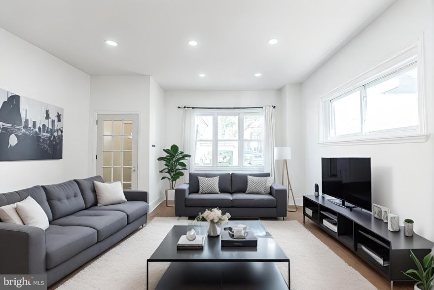 Welcome to another beautifully renovated home located steps away from Passyunk Square in a neighborhood called Wharton. Because the home is a corner property with there is the potential for the new owner to get a variance for a curb cut to create some off street parking. We enter the home from the front porch into an enclosed vestibule or mud room. As we pass through the glass door from the vestibule into the living area you will notice that the home is a nice size with plenty of natural lighting. We pass from the living room through the arched passageway into the formal dining area with plenty of room for having family get togethers or entertaining friends. After the dining area we enter into the kitchen that can fit a breakfast table for those quick informal meals. The rear door will lead you out into the patio area complete with massive storage shed. The basement is partially finished with plenty of space for a movie room, a powder room and the plenty of storage space for all of your seasonal decorations. The second floor is where all of the bedrooms and office spaces are located. In the front of the house we have the main larger bedroom that can fit up to a king sized bed then as we travel down the hallway from the main bedroom we come across bedroom number 2 with plenty of room for a queen sized bed group. Further down the hallway we can access the full updated bathroom and finally we end at the rear of the home at bedroom 3 that would be perfect for a home office or a twin sized bedroom set. Schedule your appointment today ... odds are if you like what you see so do others.