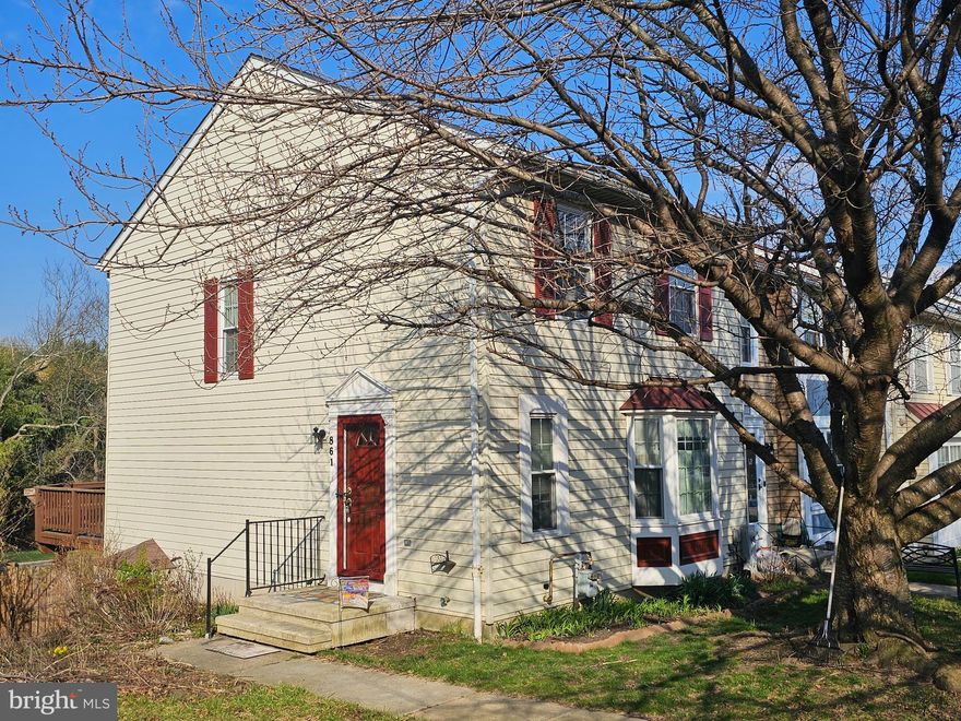 Welcome to 861 Century St in Hampstead, MD—an inviting colonial-style end-of-row townhome located in a well-established community. This three-bedroom home features one full bathroom and one half bath, offering a functional layout with thoughtful updates throughout.
The main level showcases beautiful wood flooring, complemented by tile in the kitchen. The updated kitchen offers a bright and welcoming space, highlighted by a charming bay window that provides room for a breakfast table. A combined living and dining area creates an open and versatile space for everyday living and entertaining.
Upstairs, you’ll find three comfortable bedrooms and an updated full bathroom. The lower level includes a walkout and presents an excellent opportunity to create a personalized family room, recreation area, or workspace to suit your needs.
Enjoy outdoor living on the spacious deck with built-in seating—perfect for relaxing mornings or hosting gatherings. The backyard backs to open space and wooded views, offering a peaceful setting right outside your door.
Additional features include a newer hot water heater and an updated furnace for added peace of mind. The community offers amenities such as a playground and tennis courts, enhancing the overall lifestyle experience.
This property is being sold as-is.
Coming soon—don’t miss the opportunity to make this well-maintained home your own!
