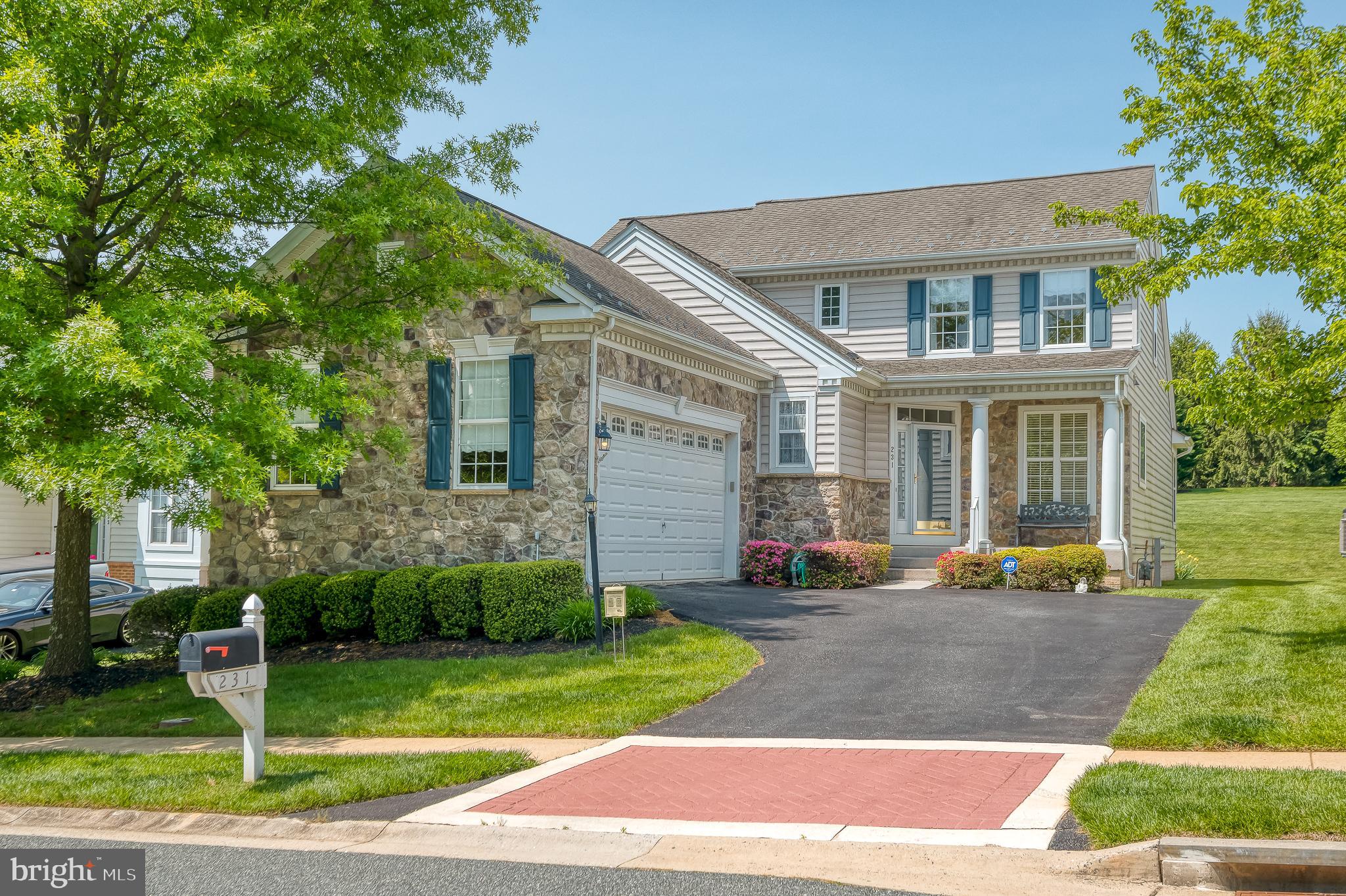 This charming colonial-style home is located in the desirable Bulle Rock community. The home features three bedrooms, two and a half bathrooms, and an unfinished basement that provides ample opportunity for customization and expansion. The spacious primary suite features its own private bathroom, perfect for relaxing after a long day. Hardwood floors run throughout the home, creating a warm and inviting atmosphere. The living space seamlessly flows into a large deck overlooking a tranquil backyard that backs up to a vast community open space and beautiful trees. The attached garage provides convenient access and ample storage space. As a member of the Bulle Rock community, homeowners have access to a wide range of amenities, including a billiard & game room, community center, fitness center, indoor & outdoor pool, tennis courts and more! Don't miss out on this excellent opportunity to enjoy comfortable living in this beautiful community!