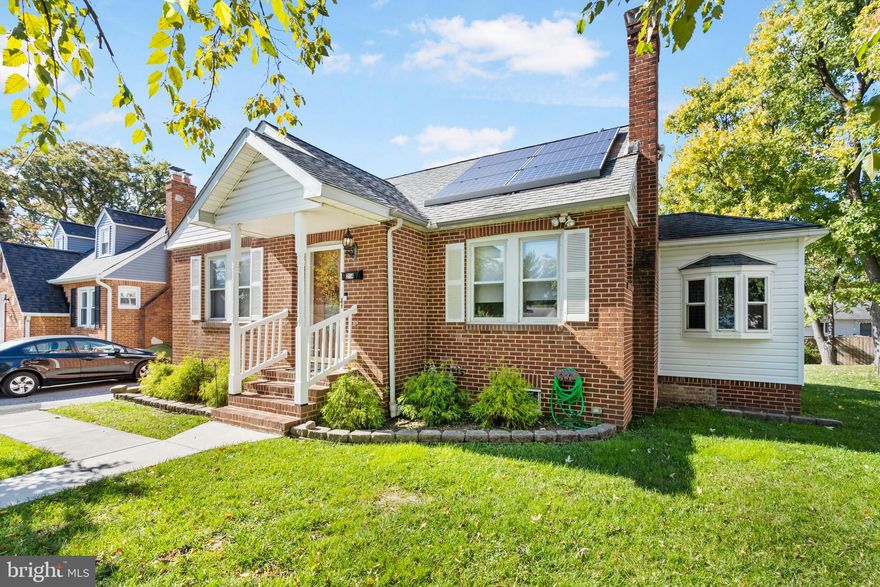 Welcome home to this beautiful 3 bedroom, 2 full bath Cape Cod home located in the heart of Anne Arundel County. Enter and be immediately warmed by natural light throughout and an open entry way. As you make your way into the home, there is a spacious living room with wood burning fireplace perfect for those wintery nights. Continuing throughout the home is a bright and welcoming breakfast area perfect for your morning cup of joe and remolded kitchen with stainless steel appliances,  a gas stove, built-in microwave, and tons of cabinet space. The main level additionally offers an office with heated flooring and access to the exterior with plenty of backyard space perfect for entertaining, two bedrooms with hardwood flooring, ample closet space and full hallway bathroom . The upper level includes one spacious bedroom with private bathroom and the lower level boasts a large  basement ready for your custom touch and laundry room.